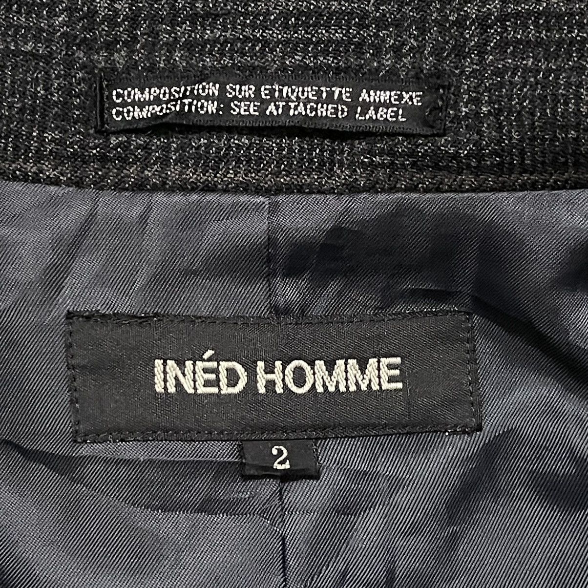 Yohji Yamamoto Vintage Ined Homme Yohji Yamamoto Wool Coat Size US M / EU 48-50 / 2 - 8 Thumbnail