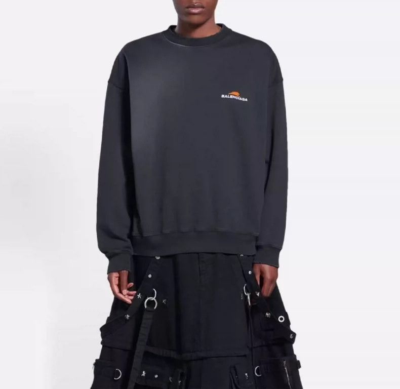 Balenciaga Balenciaga Year of the Tiger series printed round neck swe Size US S / EU 44-46 / 1 - 5 Thumbnail