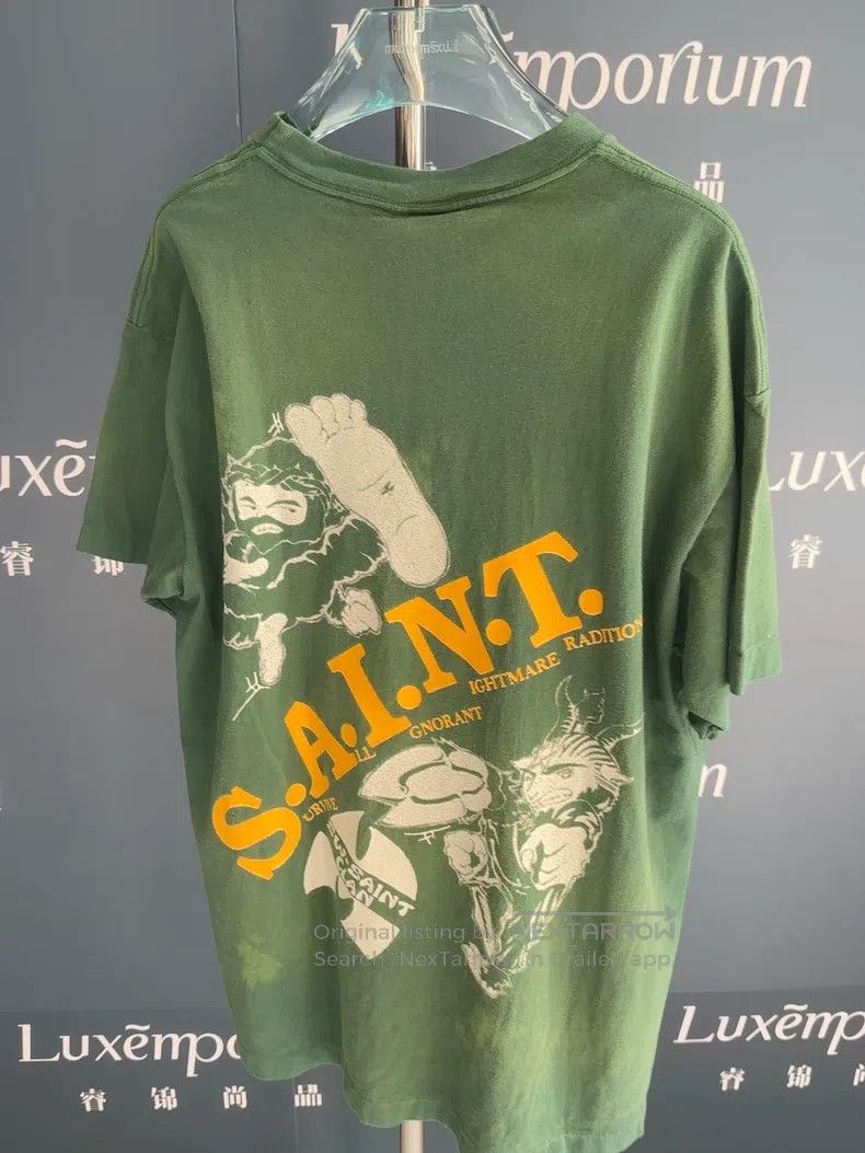 Saint Michael Saint Michael Co-printed crew neck pullover T-shirt Size US S / EU 44-46 / 1 - 4 Thumbnail