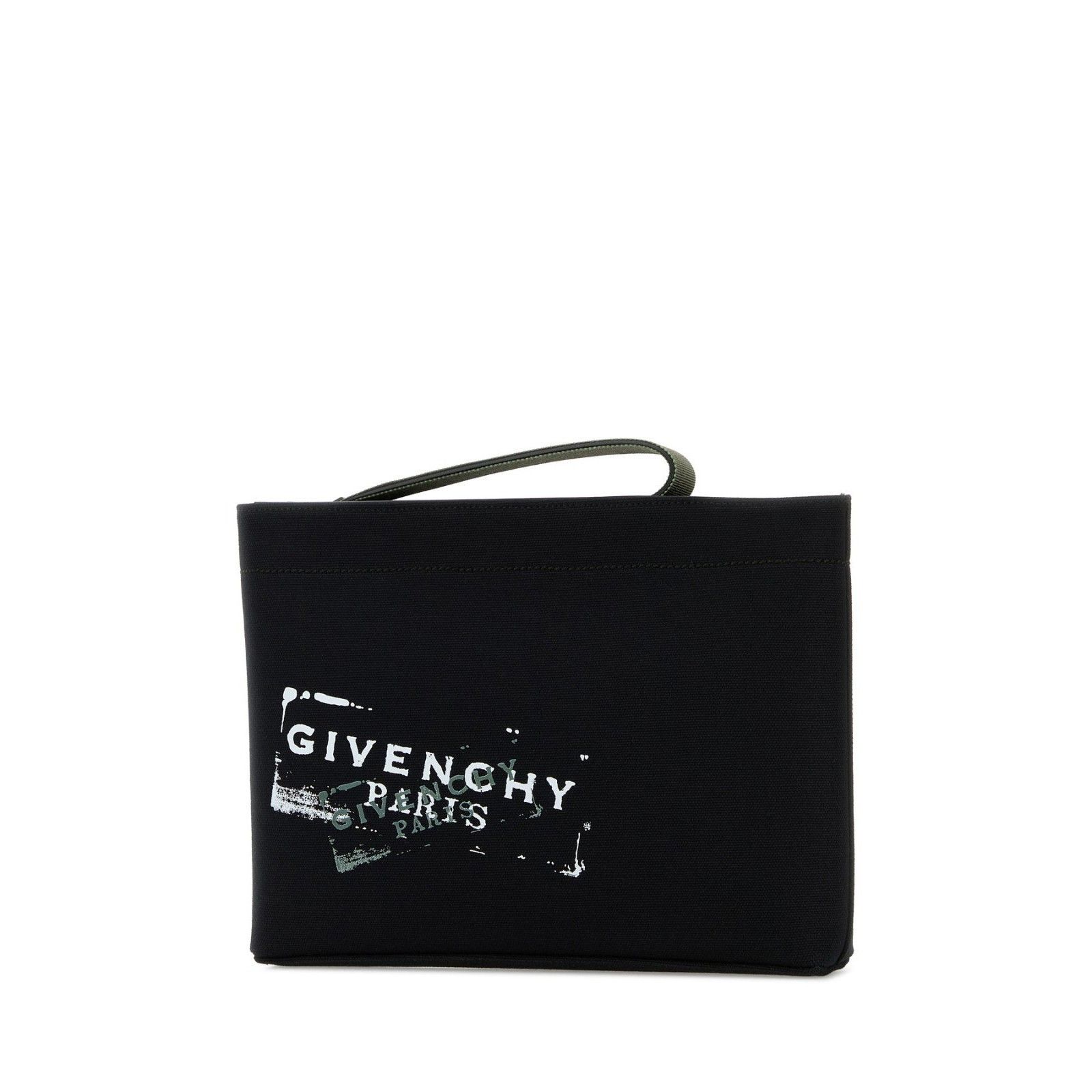 Givenchy GIVENCHY Black Canvas Clutch Bag New & Authentic Size ONE SIZE - 2 Thumbnail