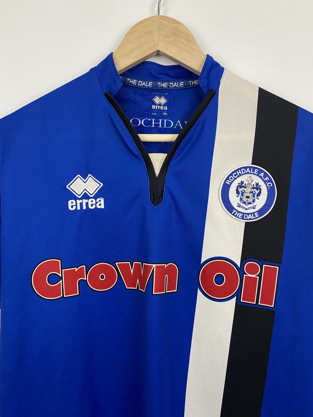 Errea 🏴󠁧󠁢󠁥󠁮󠁧󠁿 Vintage Y2K Rochdale Soccer Jersey T-Shirt Rare Retro Hype Size US M / EU 48-50 / 2 - 4 Thumbnail
