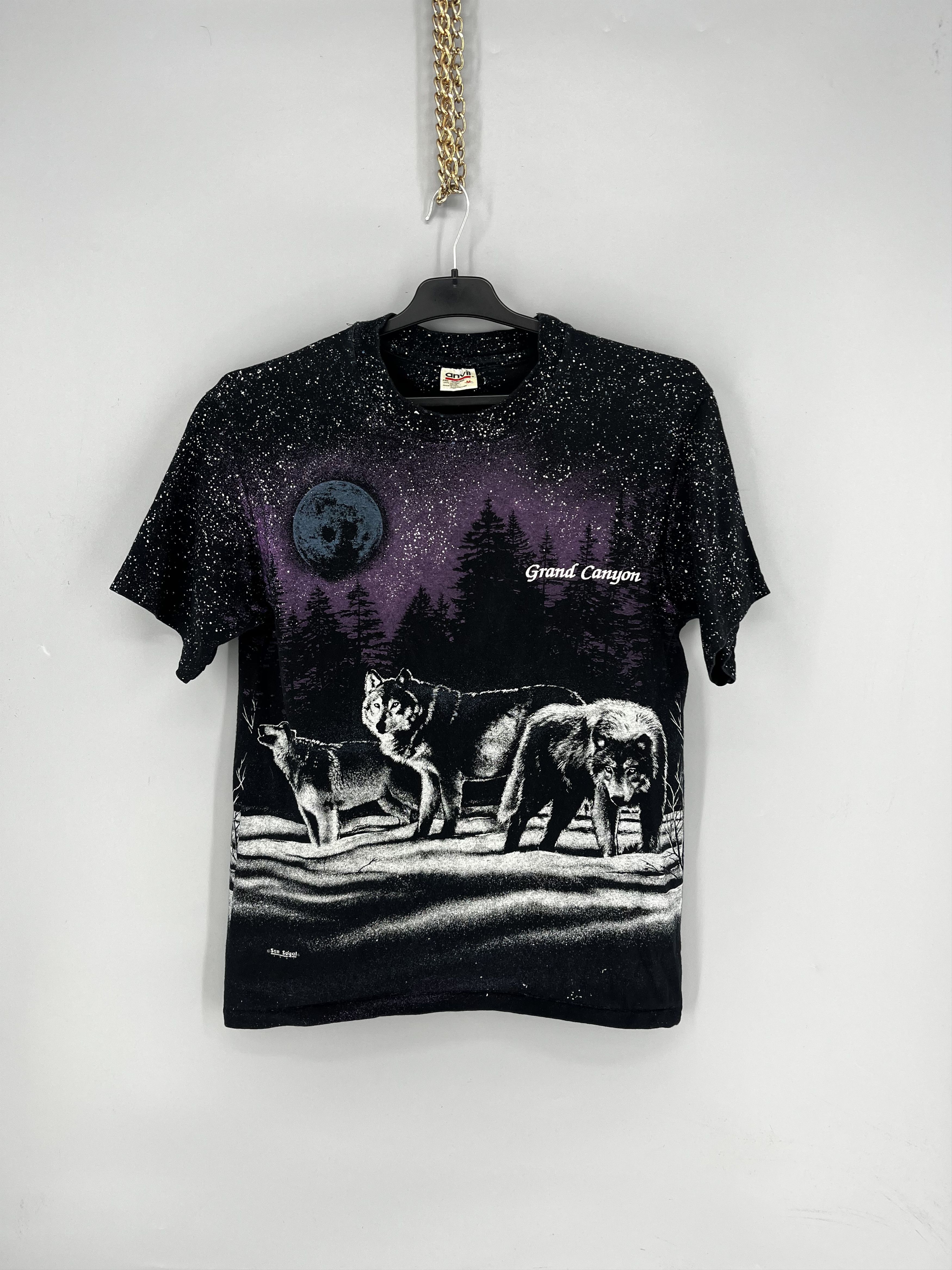 Other Washington Wolf Shirt Sided All Over Print 1991 San Segal Size US M / EU 48-50 / 2 - 1 Thumbnail