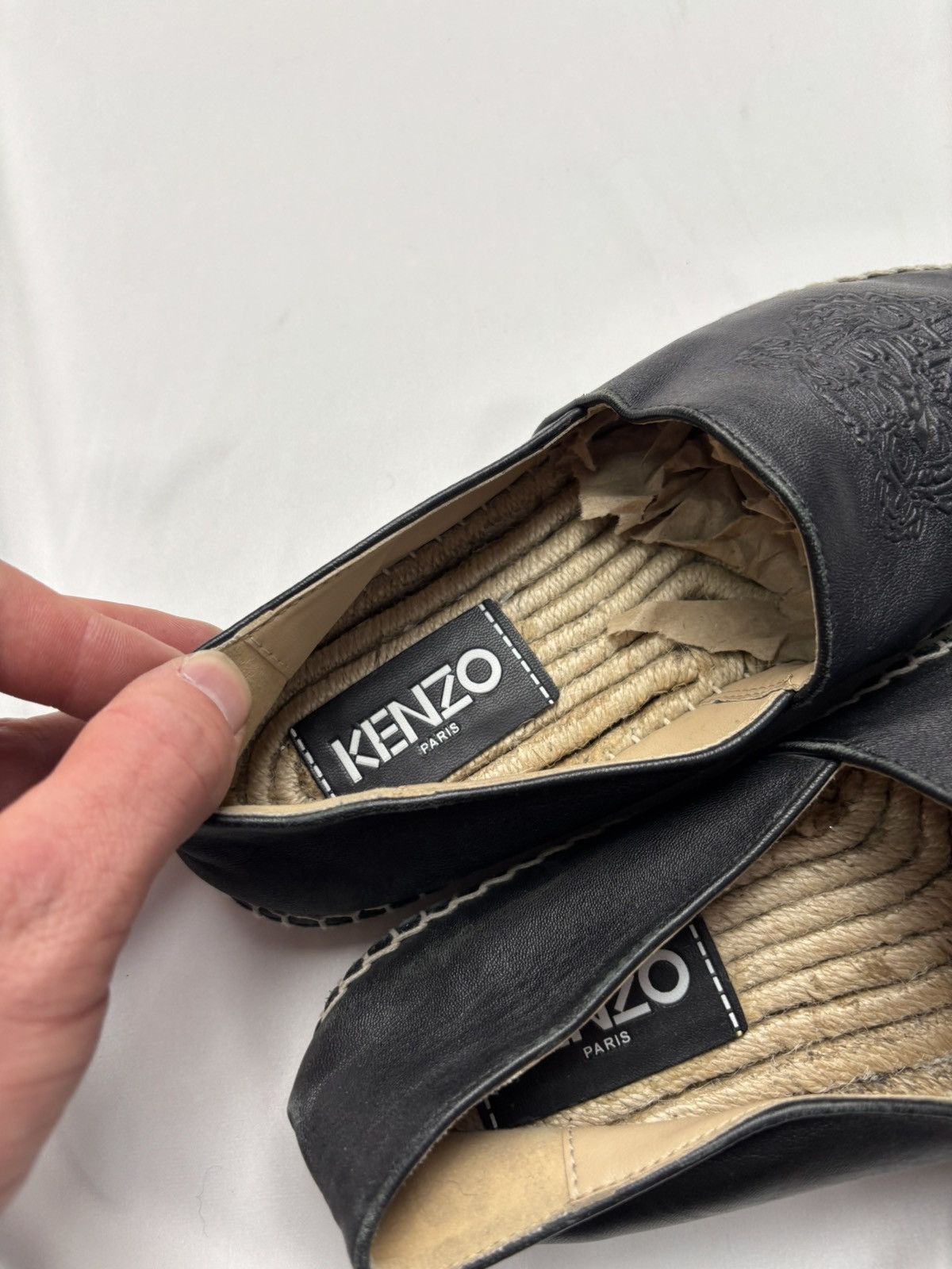 Kenzo Kenzo leather espadrilles with embroidered logo Size US 8 / IT 38 - 6 Thumbnail