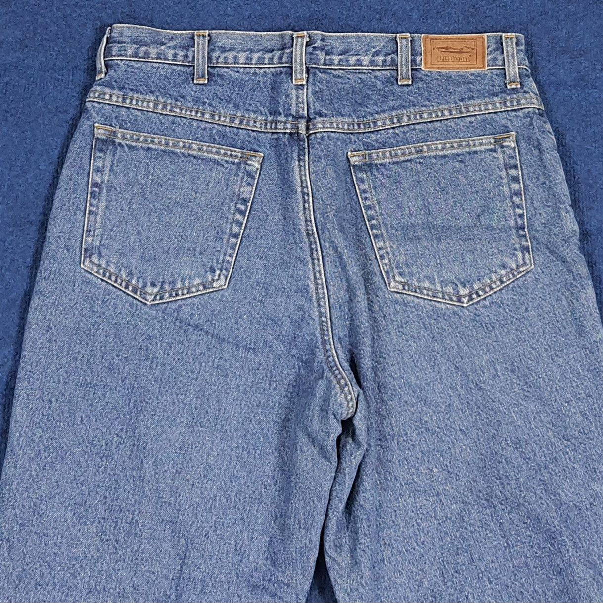 L.L. Bean Vintage L.L. Bean Double L Fleece Lined Jeans C280N1 Size US 33 - 4 Thumbnail
