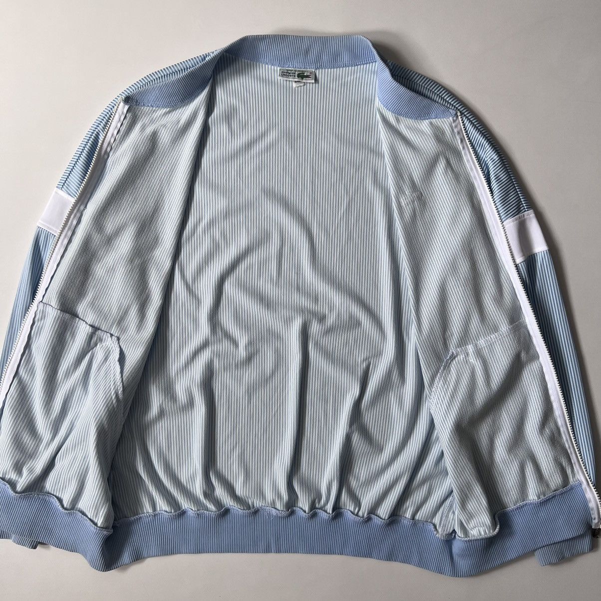 Lacoste Lacoste vintage stripped lightweight bomber Size US L / EU 52-54 / 3 - 6 Thumbnail