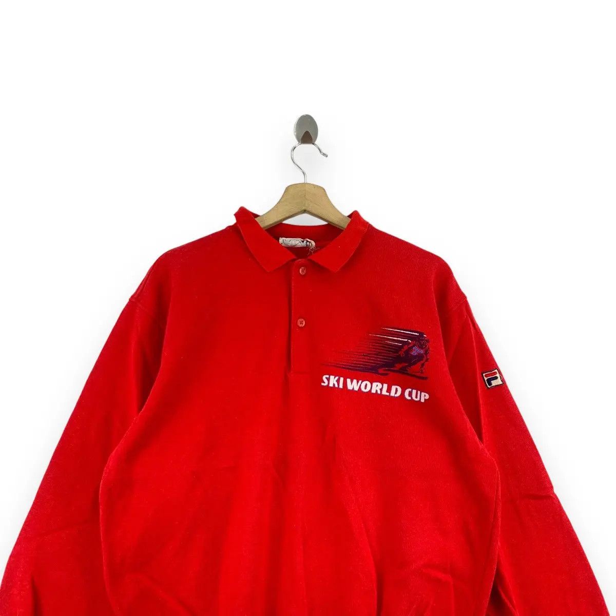 Fila Vintage 80’ FILA BJ BJORN BORG Made In Italy Ski Sweatshirt Size XL / US 12-14 / IT 48-50 - 2 Thumbnail