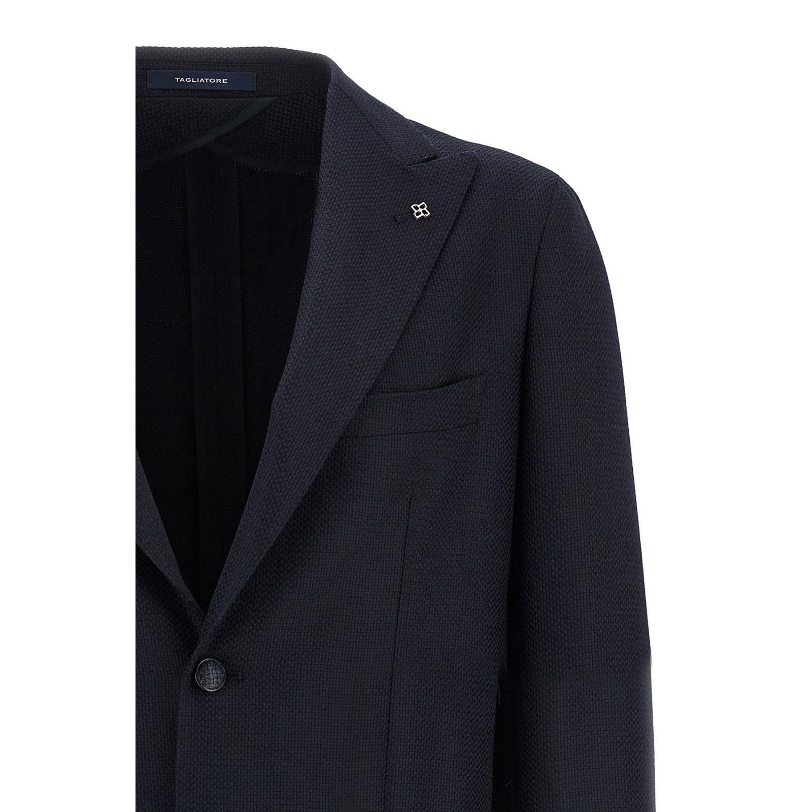 Tagliatore TAGLIATORE Micro Squares Blue Wool Blazer New & Authentic (M Size US M / EU 48-50 / 2 - 3 Thumbnail