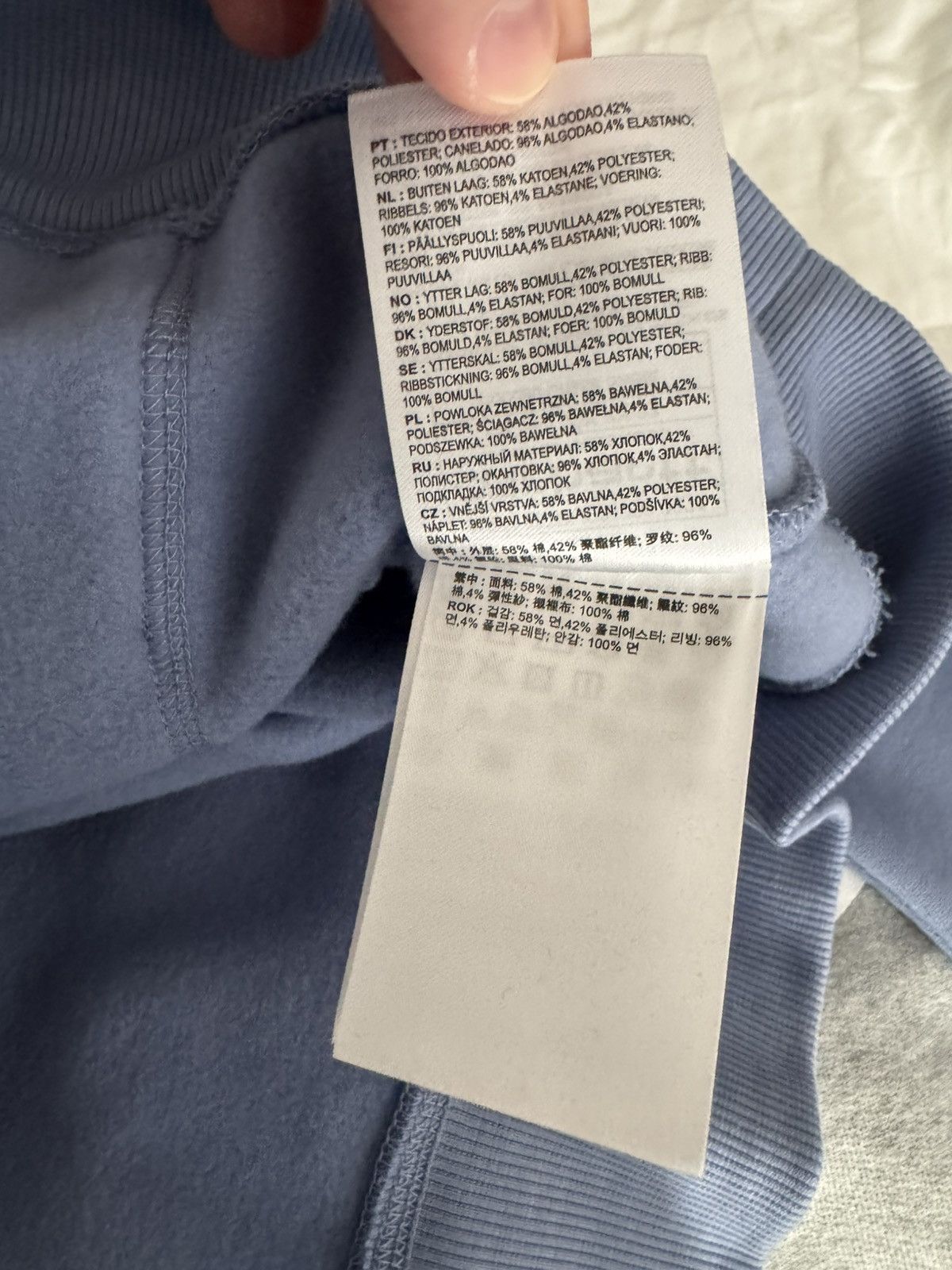 Carhartt Wip NWOT Carhartt baby blue chase hoodie size.XL Size US XL / EU 56 / 4 - 5 Thumbnail
