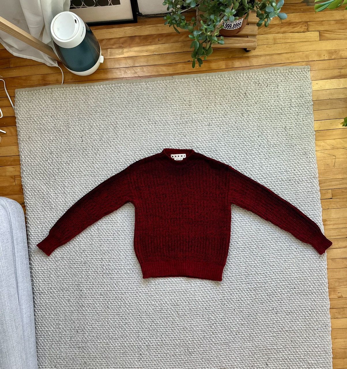 Marni Spray Gradient Chunky Knot Jumper