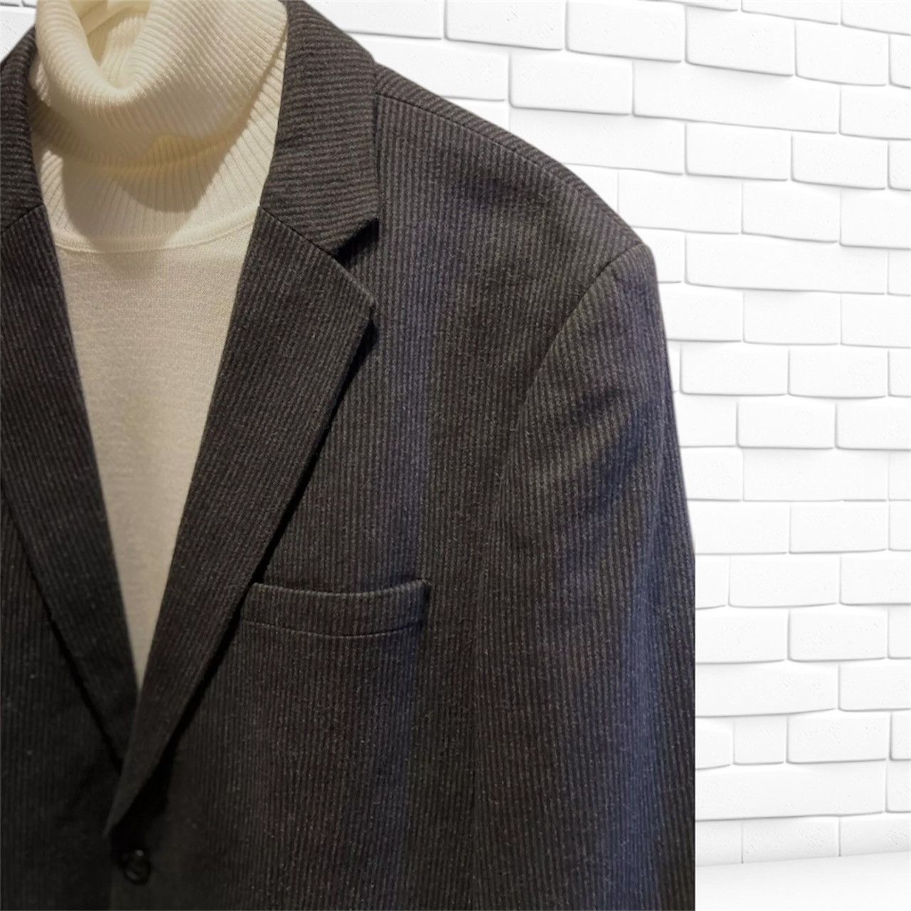 DKNY Dkny Jeans Mens Hudson Two Button Blazer Jacket Size L Size 42R - 5 Thumbnail