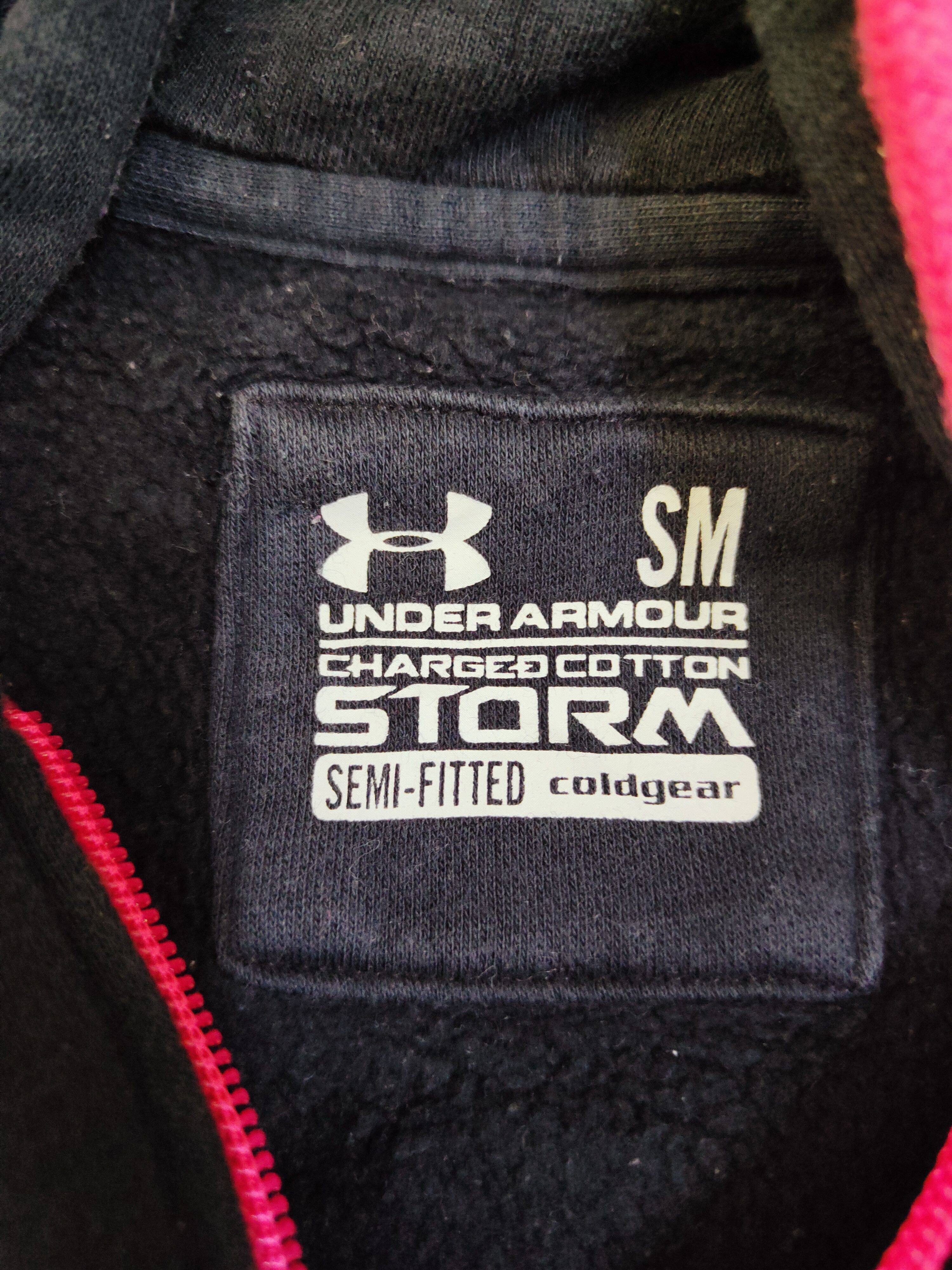 Under Armour × Vintage Vintage Stuff - Under Armour Navy Hoodie Sweaters Size S / US 4 / IT 40 - 13 Thumbnail