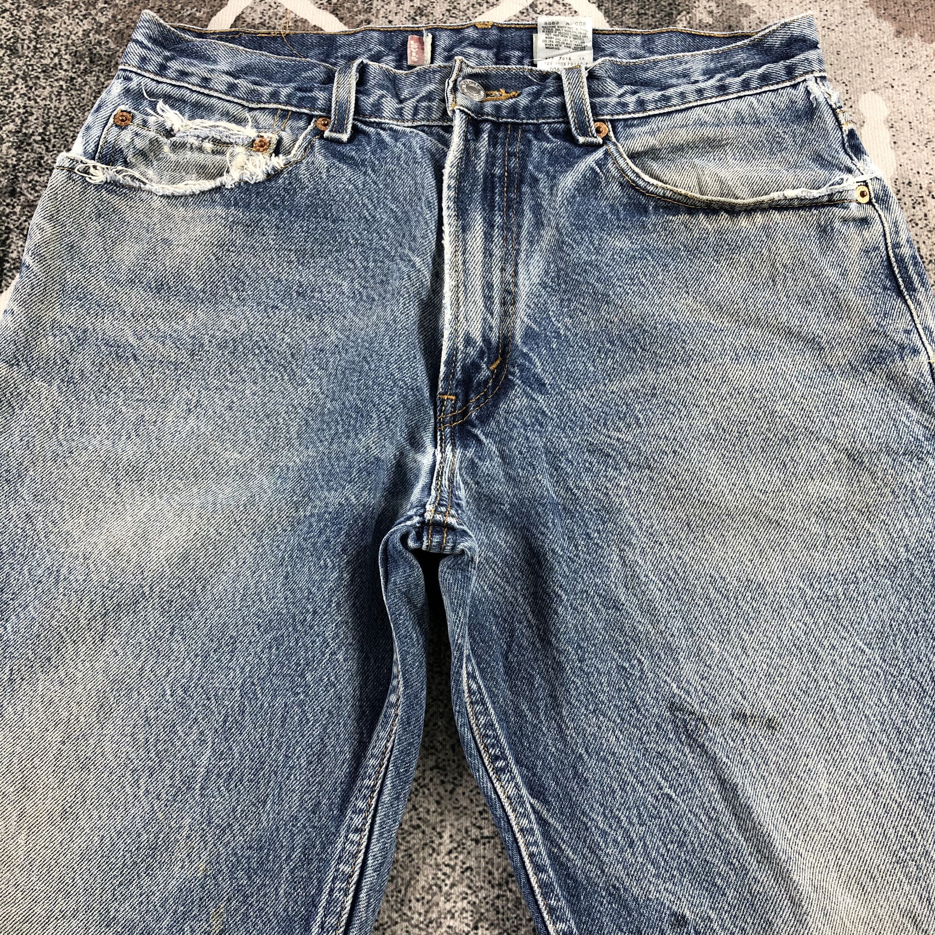 Levi's Vintage Levi's 505 Jeans Distressed Denim KJ880 Size US 32 / EU 48 - 3 Thumbnail