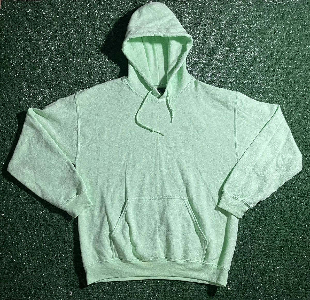 image of Marijuana Teal Hoodie, Men's (Size Medium)