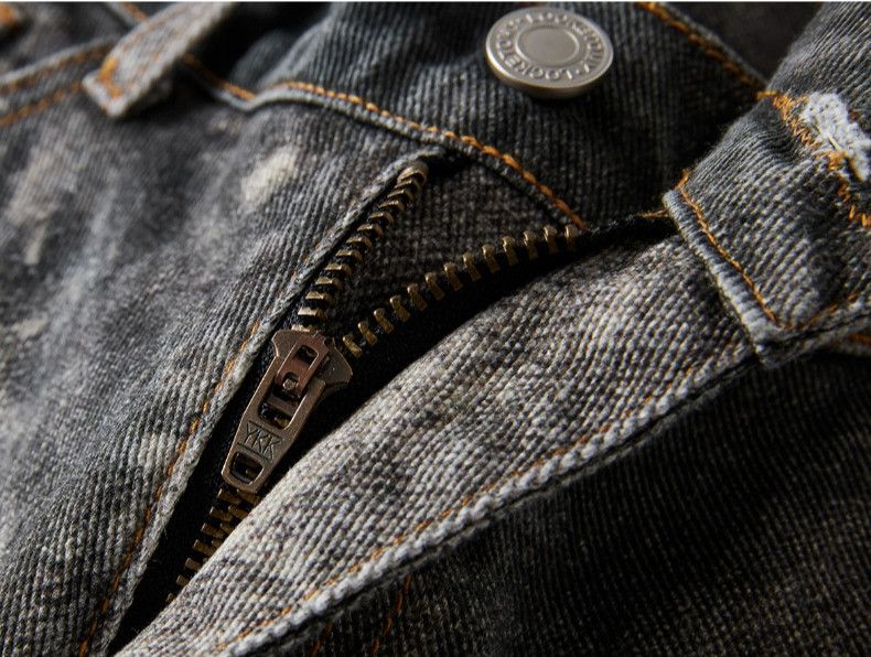 Japanese Brand × Jean High street splash ink male jeans Size US 31 - 7 Thumbnail