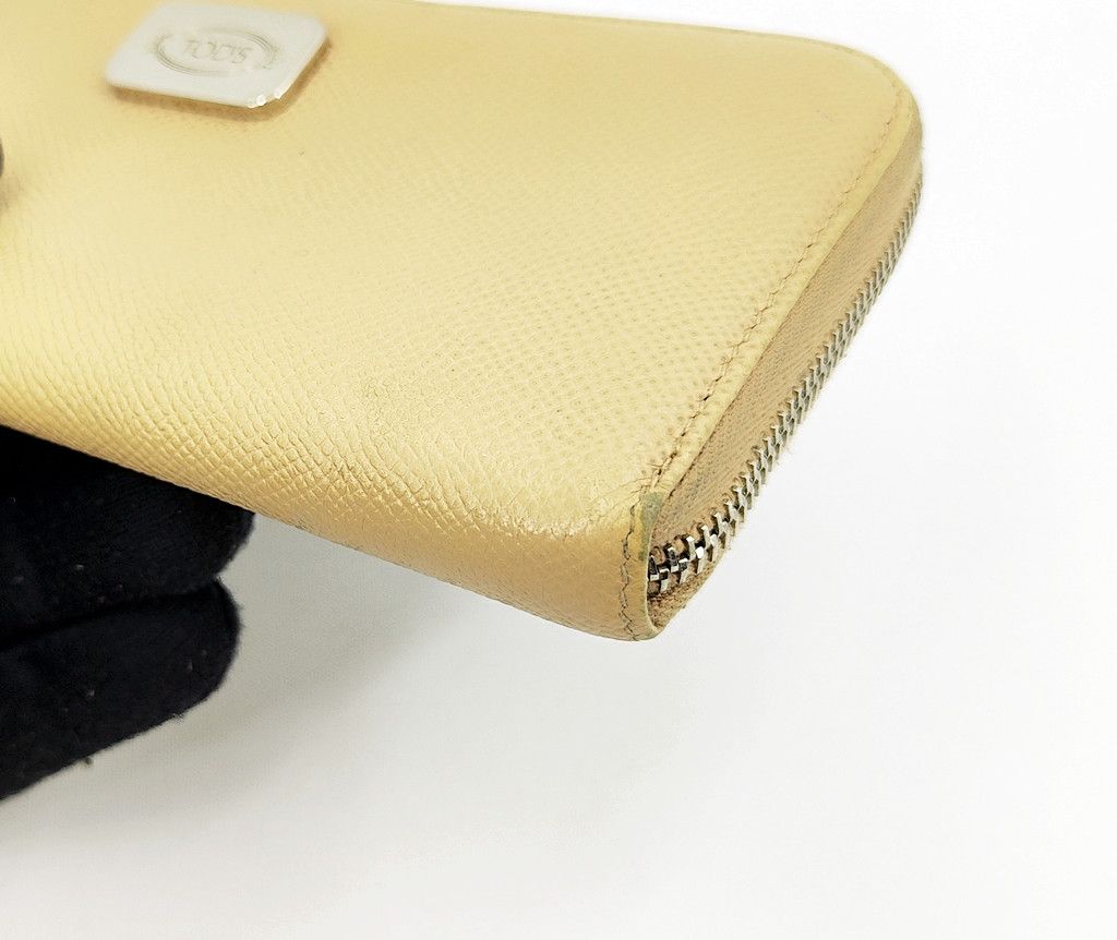 Tod's TOD'S zip around light brown saffiano leather long wallet Size ONE SIZE - 9 Thumbnail