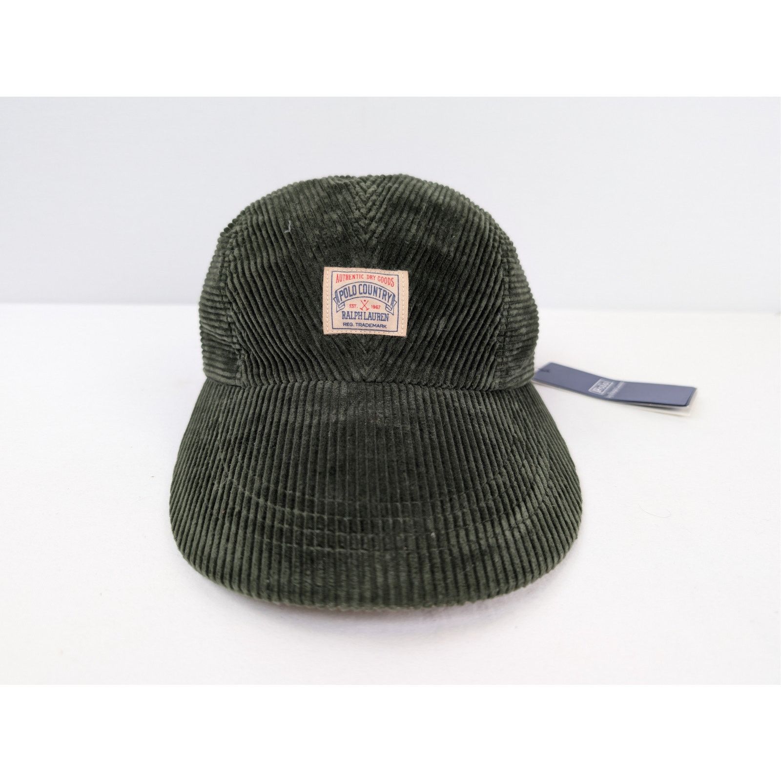 Ralph Lauren o1rshd1 CC20 Size: OS/ corduroy leather strap back Cap / hat Size ONE SIZE - 2 Thumbnail