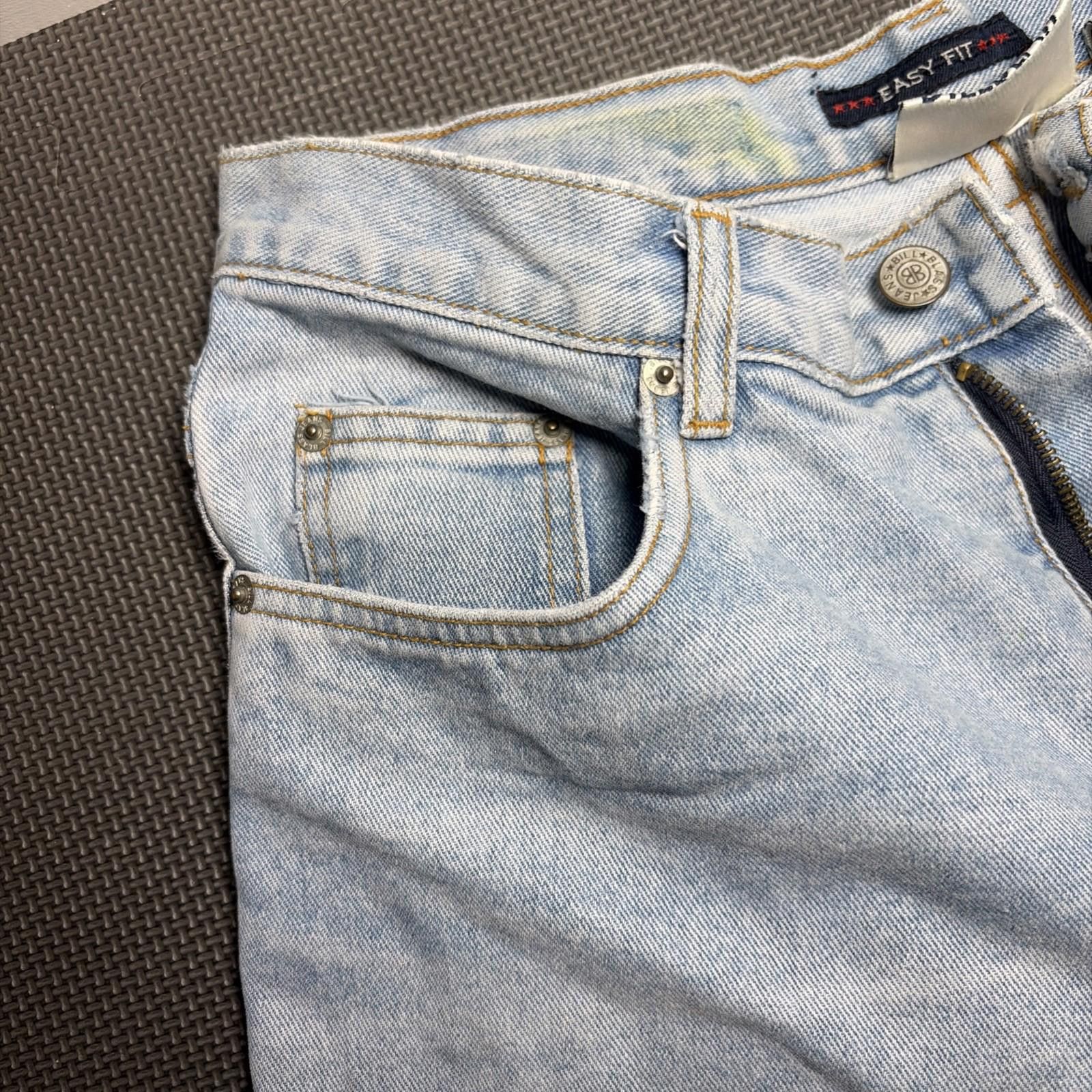Bill Blass VINTAGE Bill Bass Blue Jeans High Waist Easy Fit Retro 90s Size 32" / US 10 / IT 46 - 2 Thumbnail