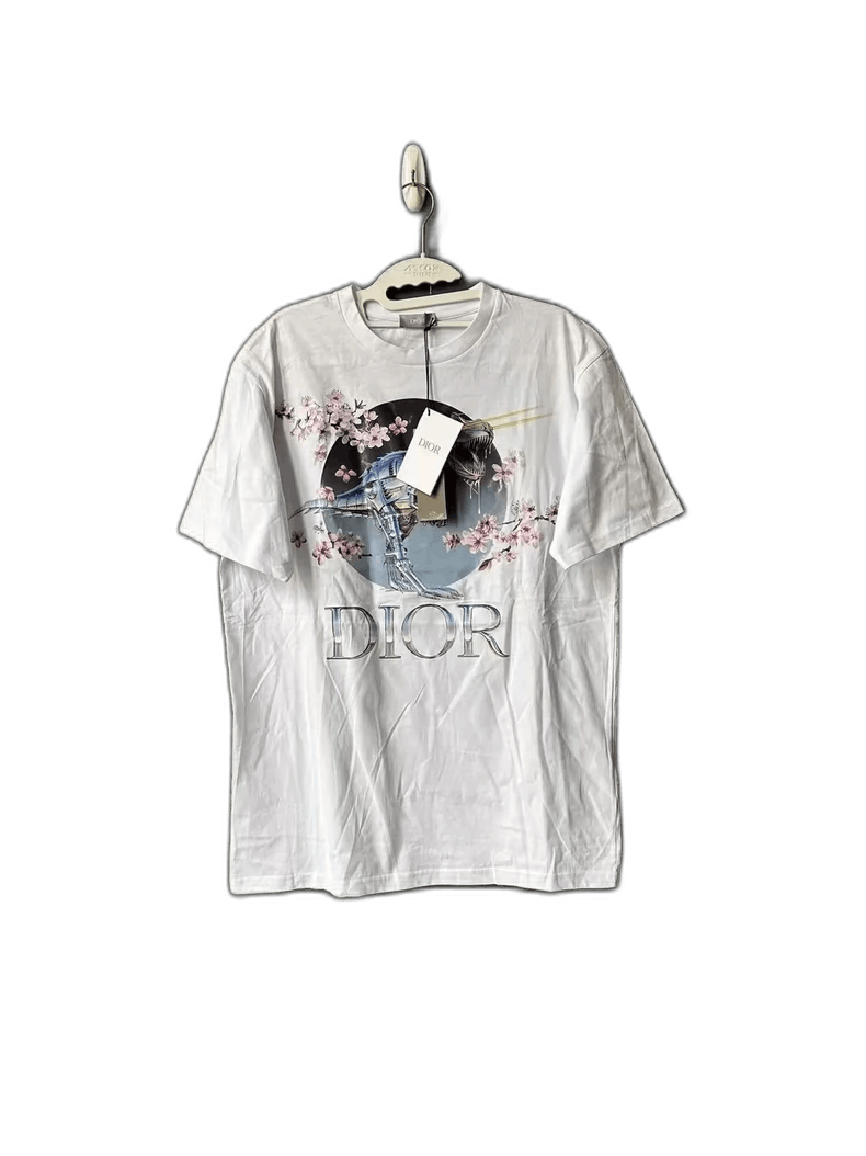 Dior Dior Short Sleeve White T-Shirt Size US S / EU 44-46 / 1 - 1 Thumbnail