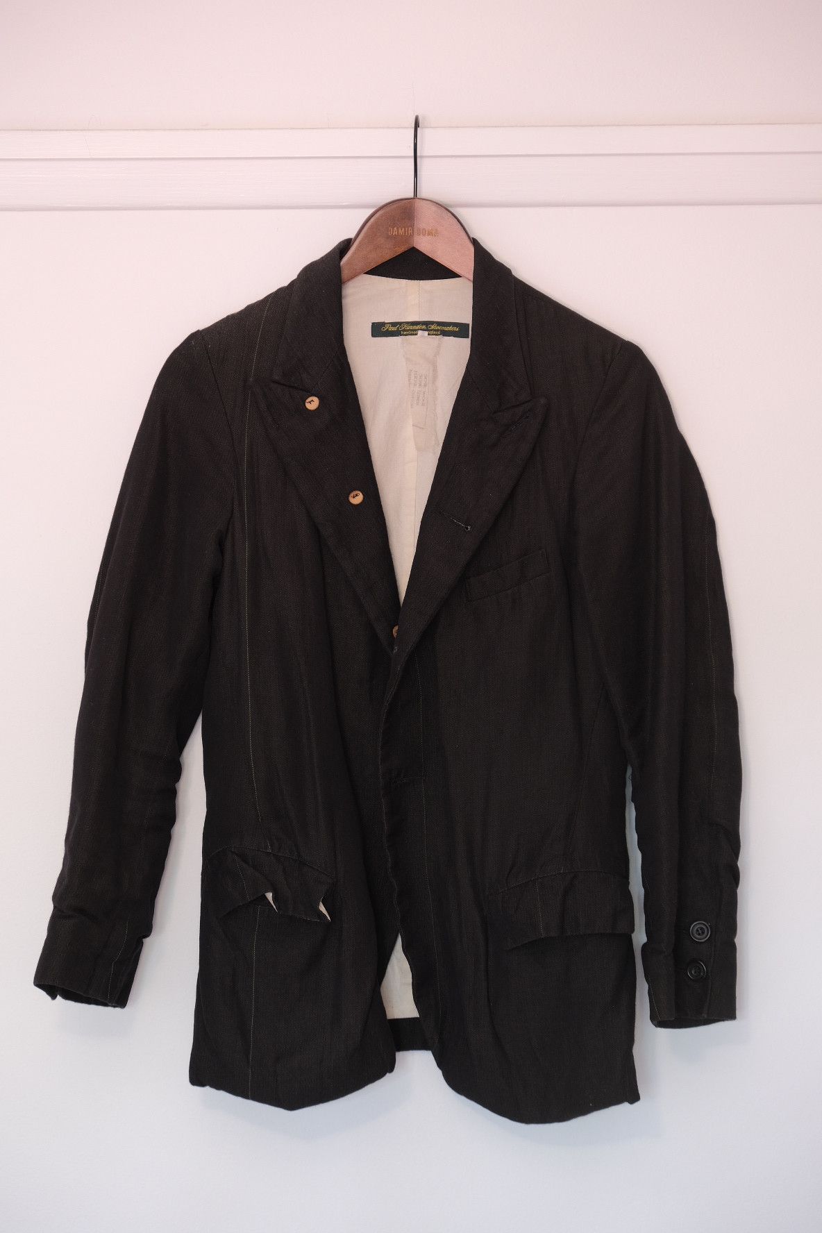 【2024年】お歳暮ギフト mens Harnden Paul Shoemakers Harnden Paul blazer linen S ジャケット・アウター