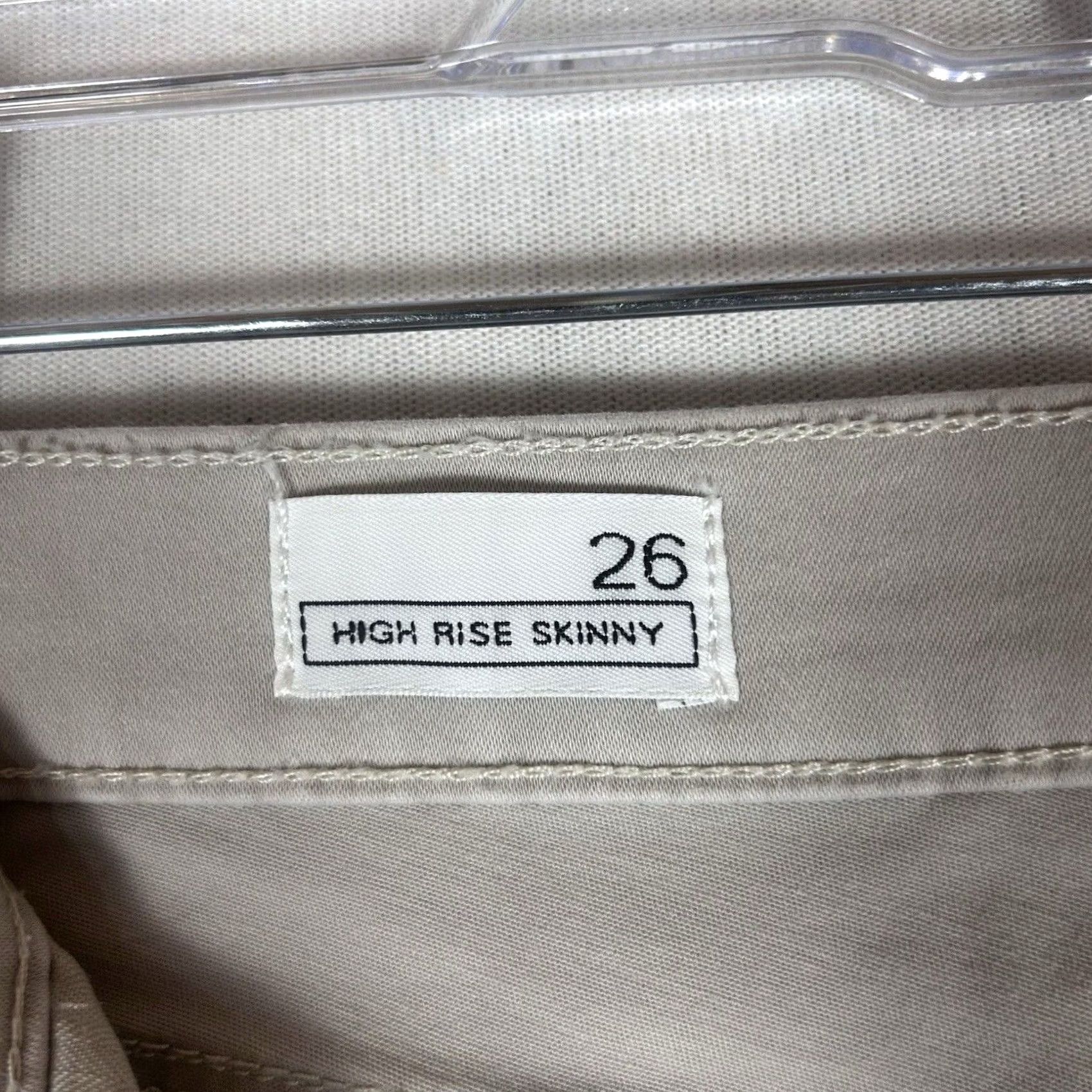 Gap GAP 1969 High Rise Skinny Jeans Womens 26 Stretch Light Gray Denim Shirt? Size 26" / US 2 / IT 38 - 3 Thumbnail