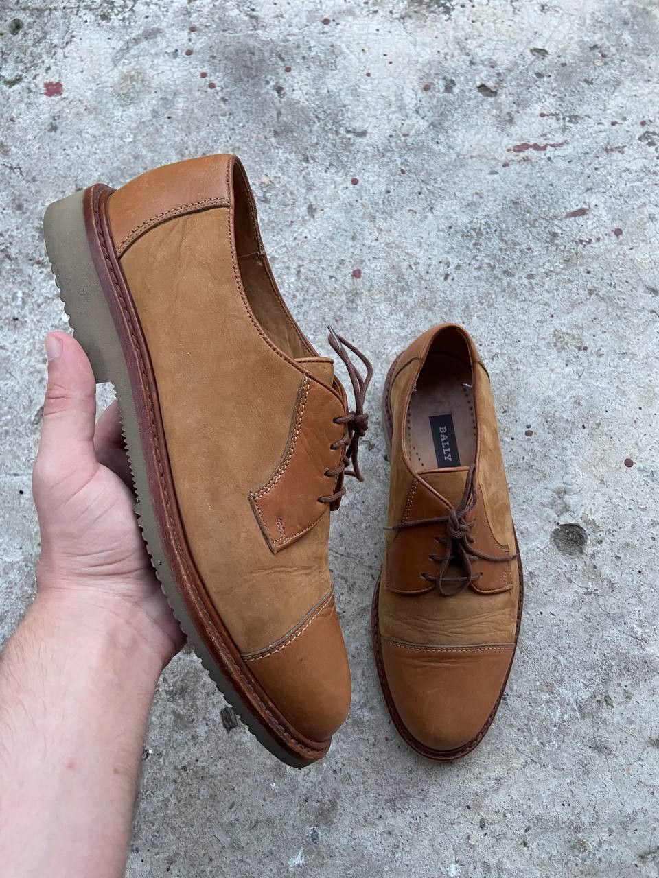 Bally Vintage Bally Guidi style Faded Leather Shoes Size US 9.5 / EU 42-43 - 2 Thumbnail