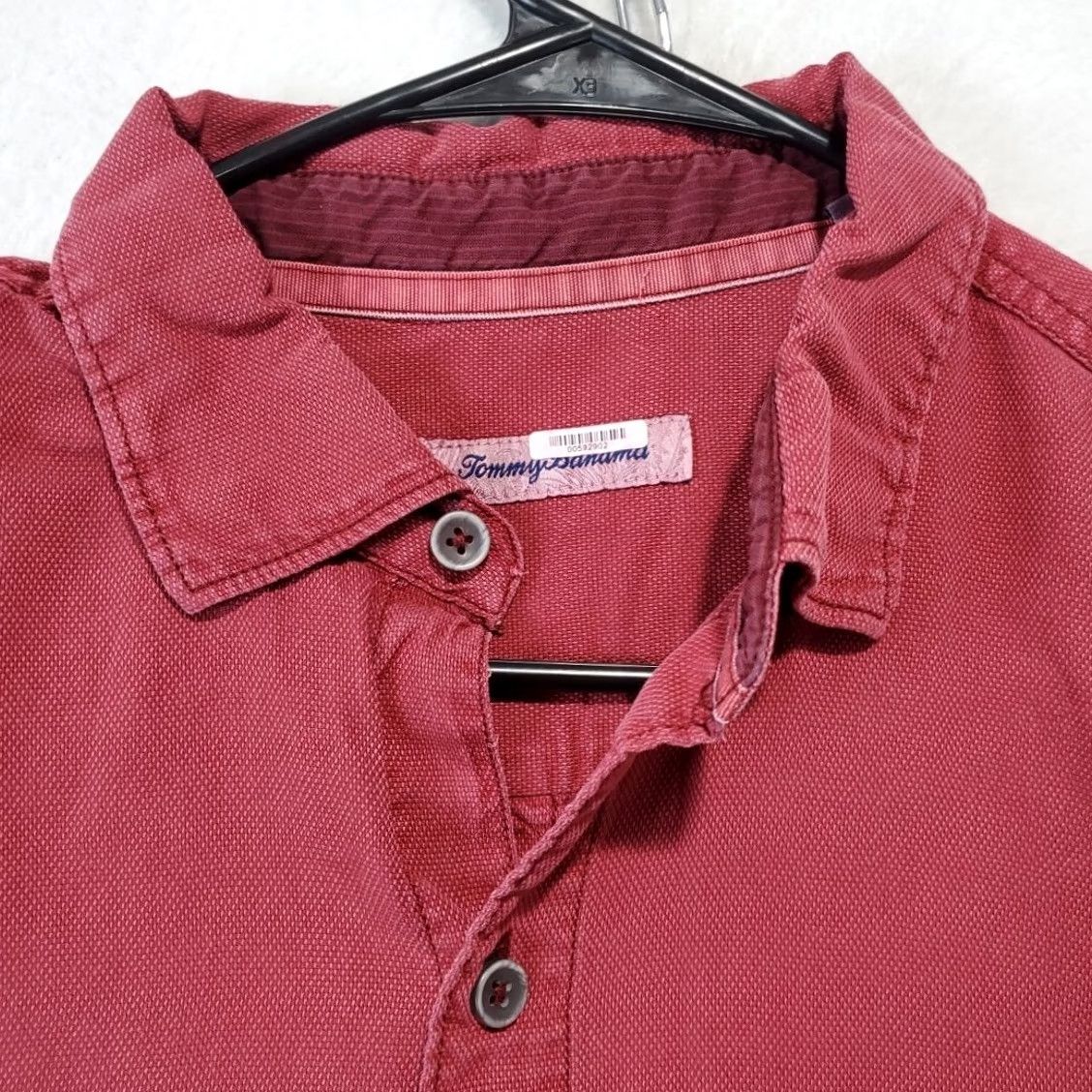 Tommy Bahama Tommy Bahama Shirt Red Long Sleeve Button-Up Solid All Seasons Pockets Casual Travel Adults M Size US M / EU 48-50 / 2 - 7 Thumbnail