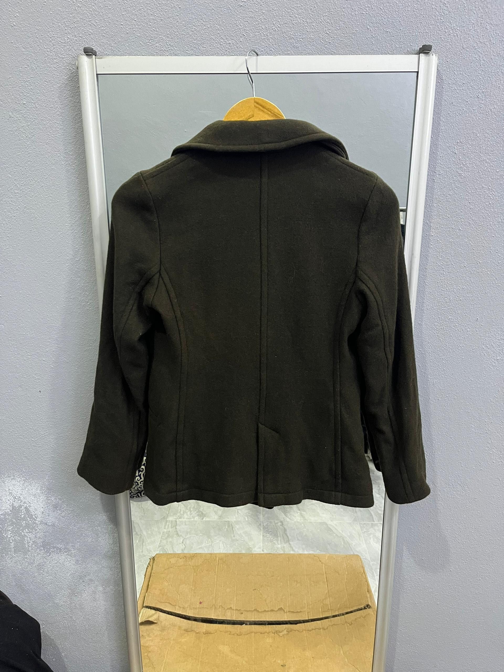Uniqlo Uniqlo x Inès de la Fressange Wool Peacoat Olive S Size S / US 4 / IT 40 - 7 Thumbnail