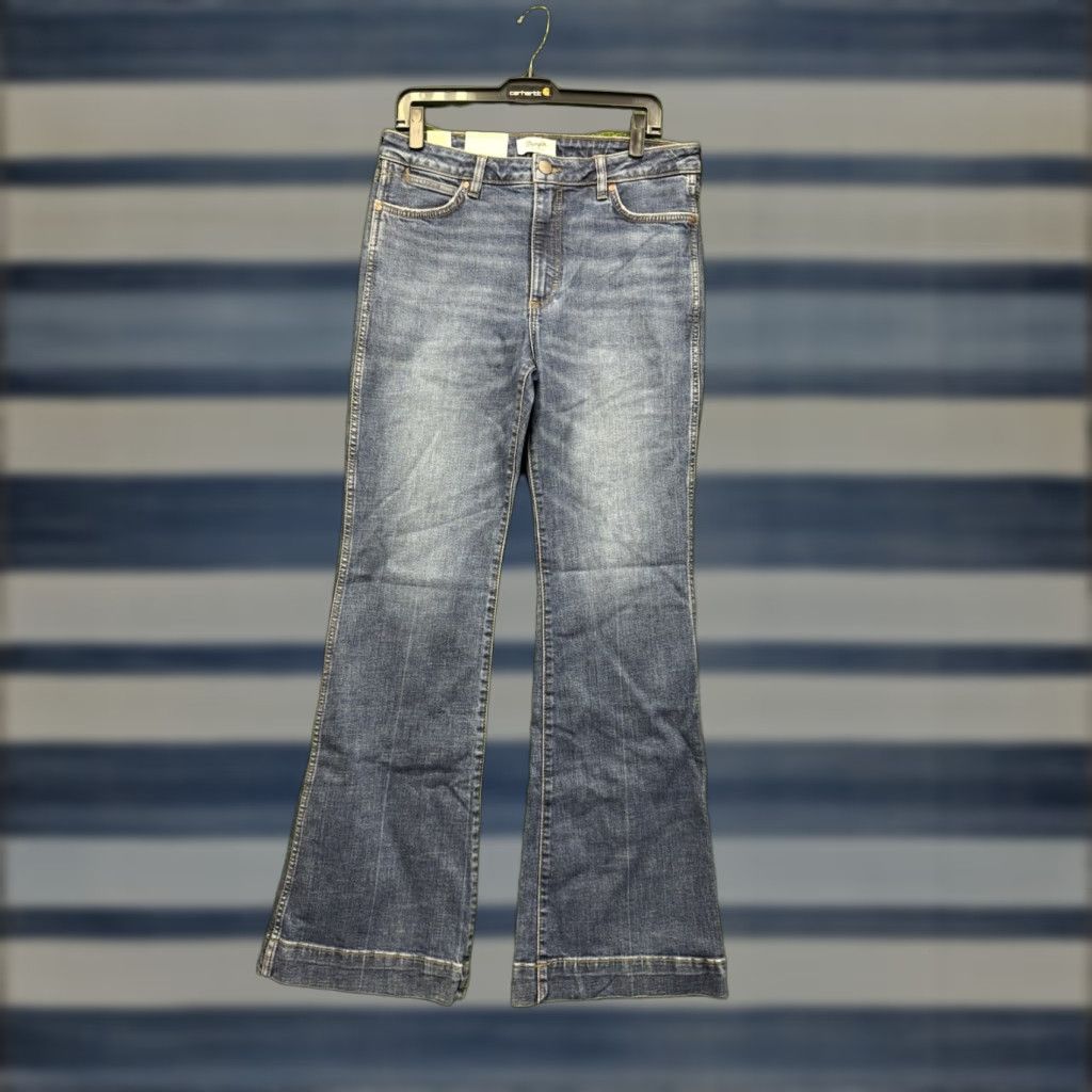 Wrangler Retro Jeans Womens 30x34 Bailey High Rise Bootcut Western NWT Blue Denim 5-Pocket Jeans Womens Retro Theme Boots?