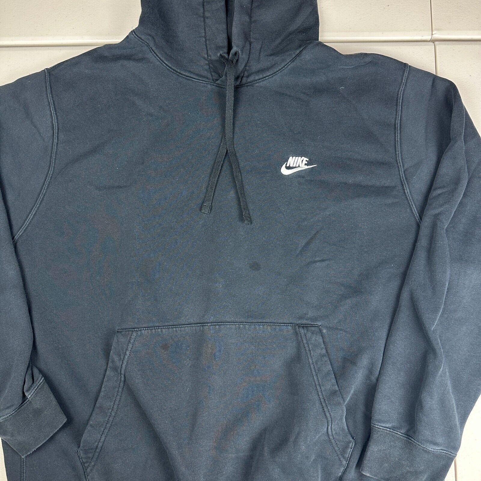 Nike Nike Mens Black Pullover Hoodie Sweater Size XL Essential Size US XL / EU 56 / 4 - 3 Thumbnail