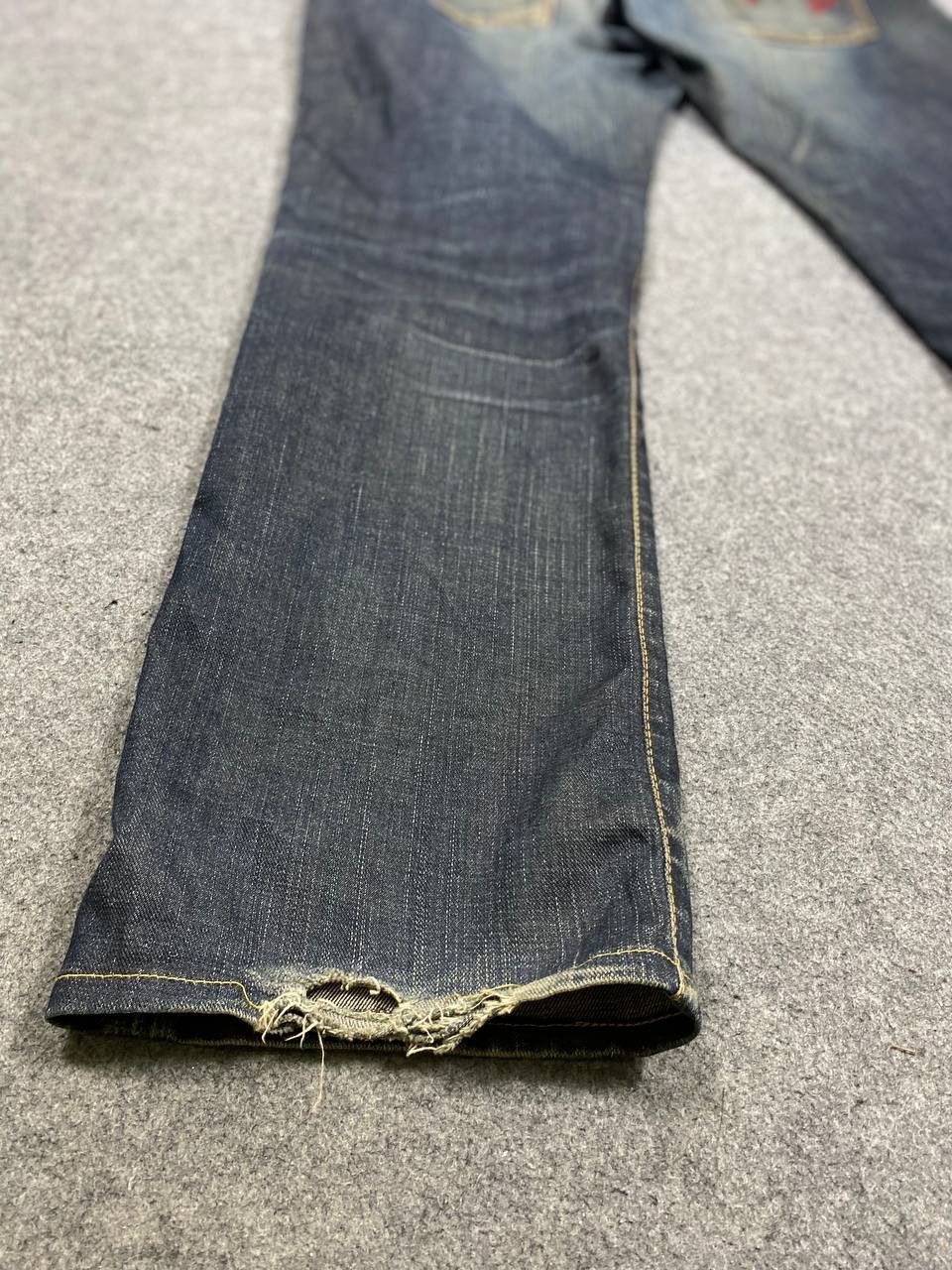 Edwin vintage edwin blue trip rusty distressed denim nice design Size US 37 - 6 Thumbnail