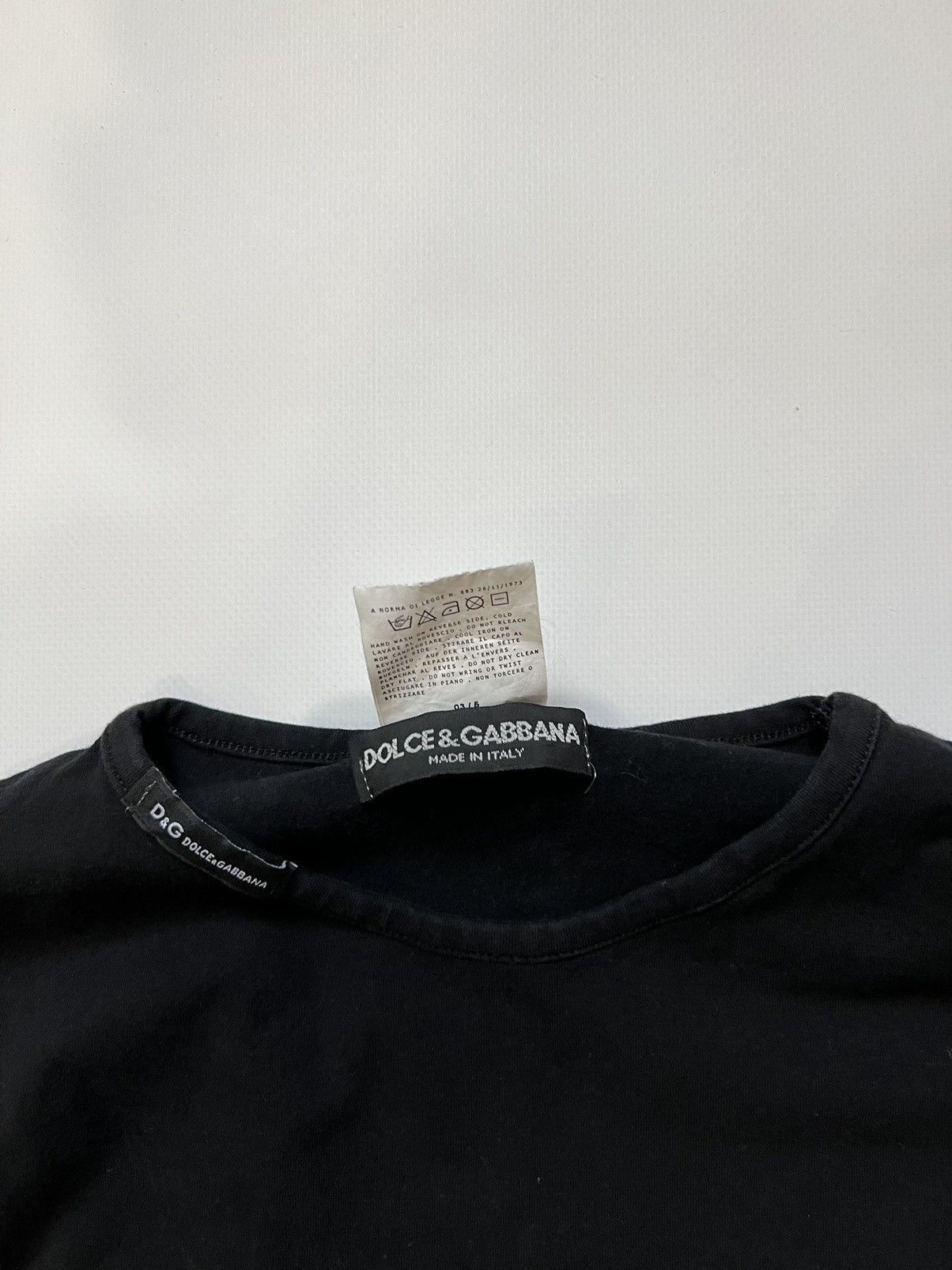 Dolce & Gabbana Vintage Dolce Gabbana D&G Black Sweatshirt Avant Garde Size US S / EU 44-46 / 1 - 3 Thumbnail