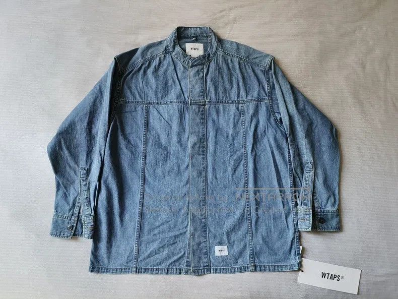 Wtaps Wtaps Washed denim windbreaker jacket Size US M / EU 48-50 / 2 - 1 Thumbnail