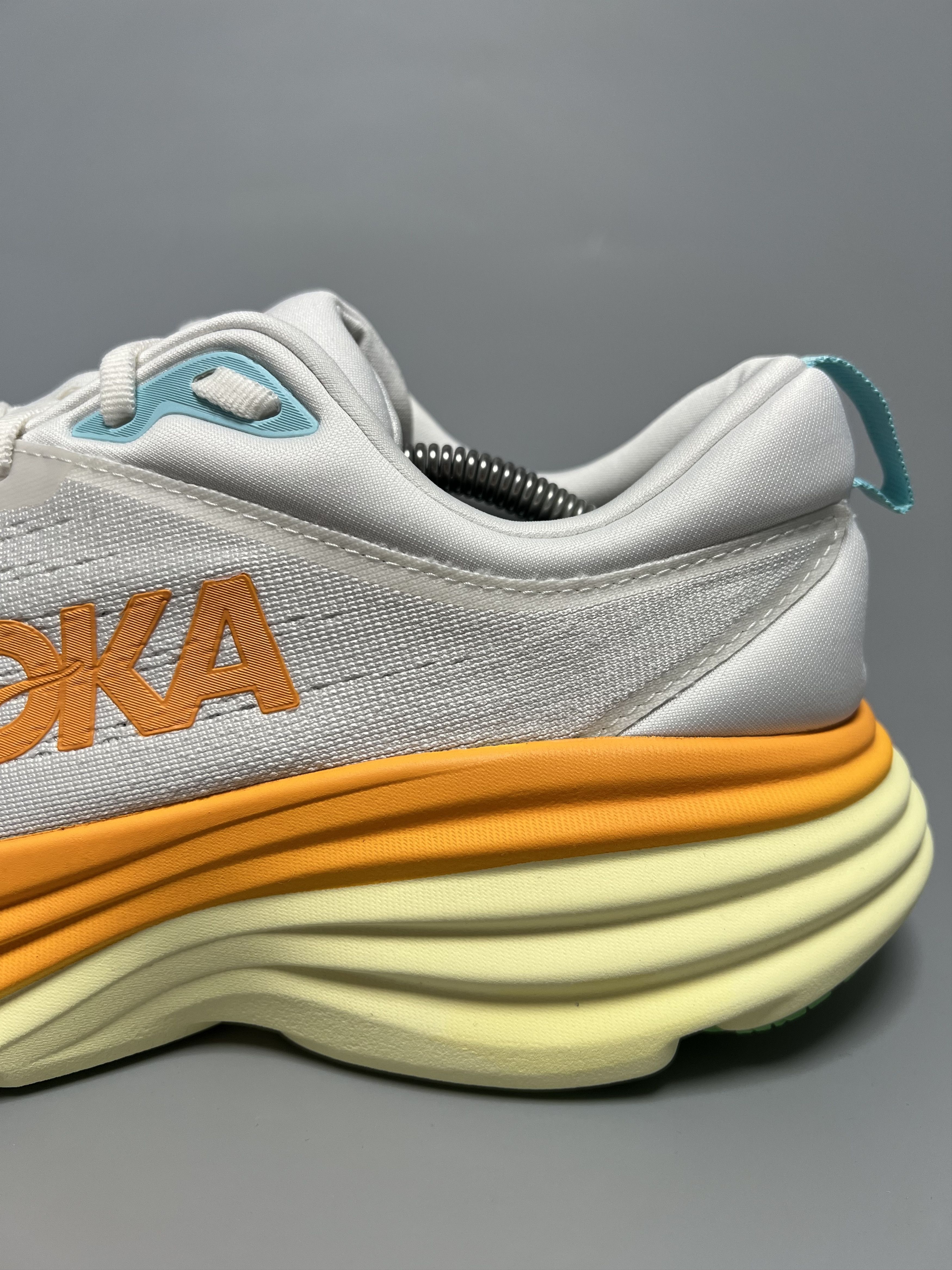 Hoka 10.5D Hoka One One Bondi 8 Men's Running Shoes Gym Walking Size US 10.5 / EU 43-44 - 9 Thumbnail