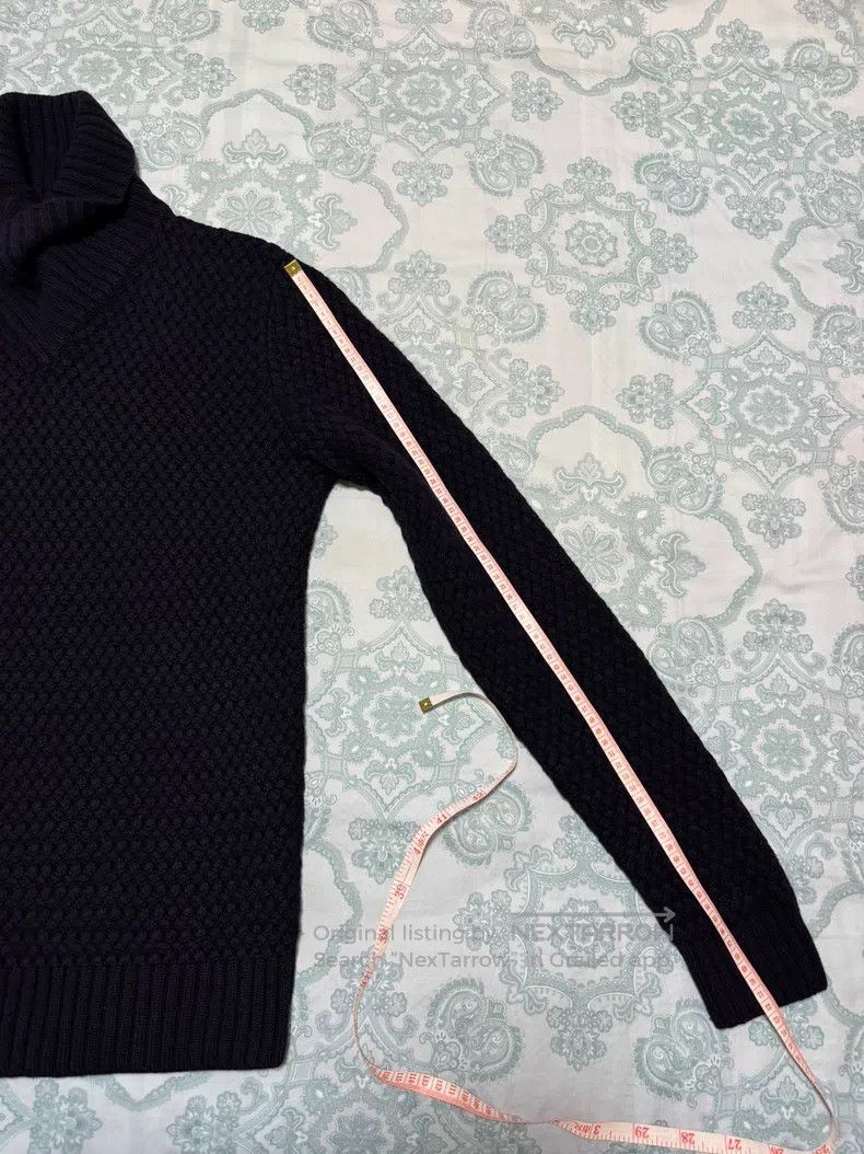 Hermes Hermes Cashmere coat, cashmere high-neck sweater, three la Size US S / EU 44-46 / 1 - 6 Thumbnail