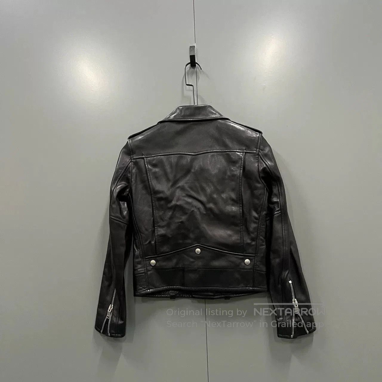 Saint Laurent Paris saint laurent black leather biker jacket. Size US S / EU 44-46 / 1 - 2 Thumbnail