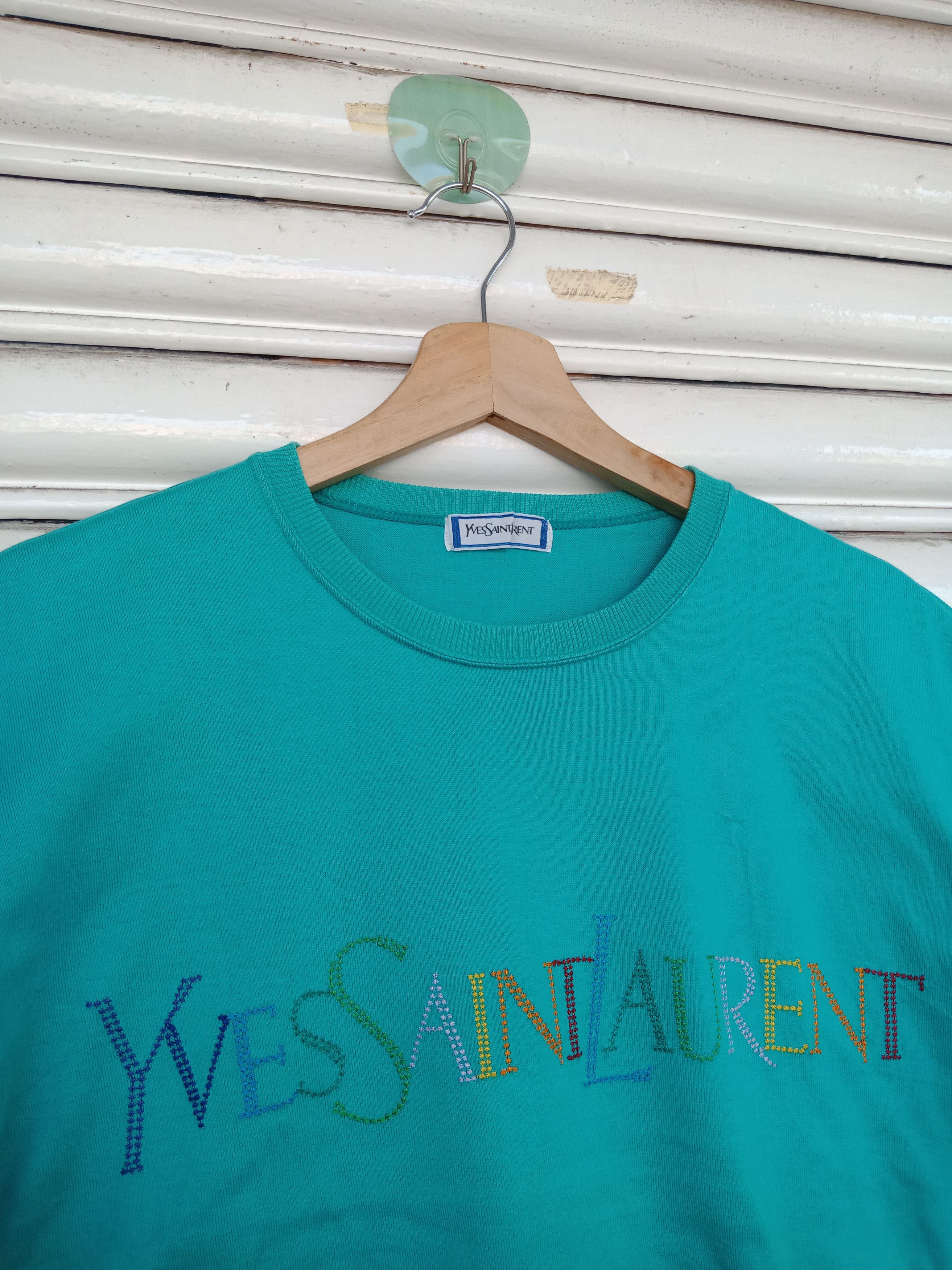 Yves Saint Laurent Yves Saint Laurent Embroid Spell Out Multicolor Size US L / EU 52-54 / 3 - 5 Thumbnail