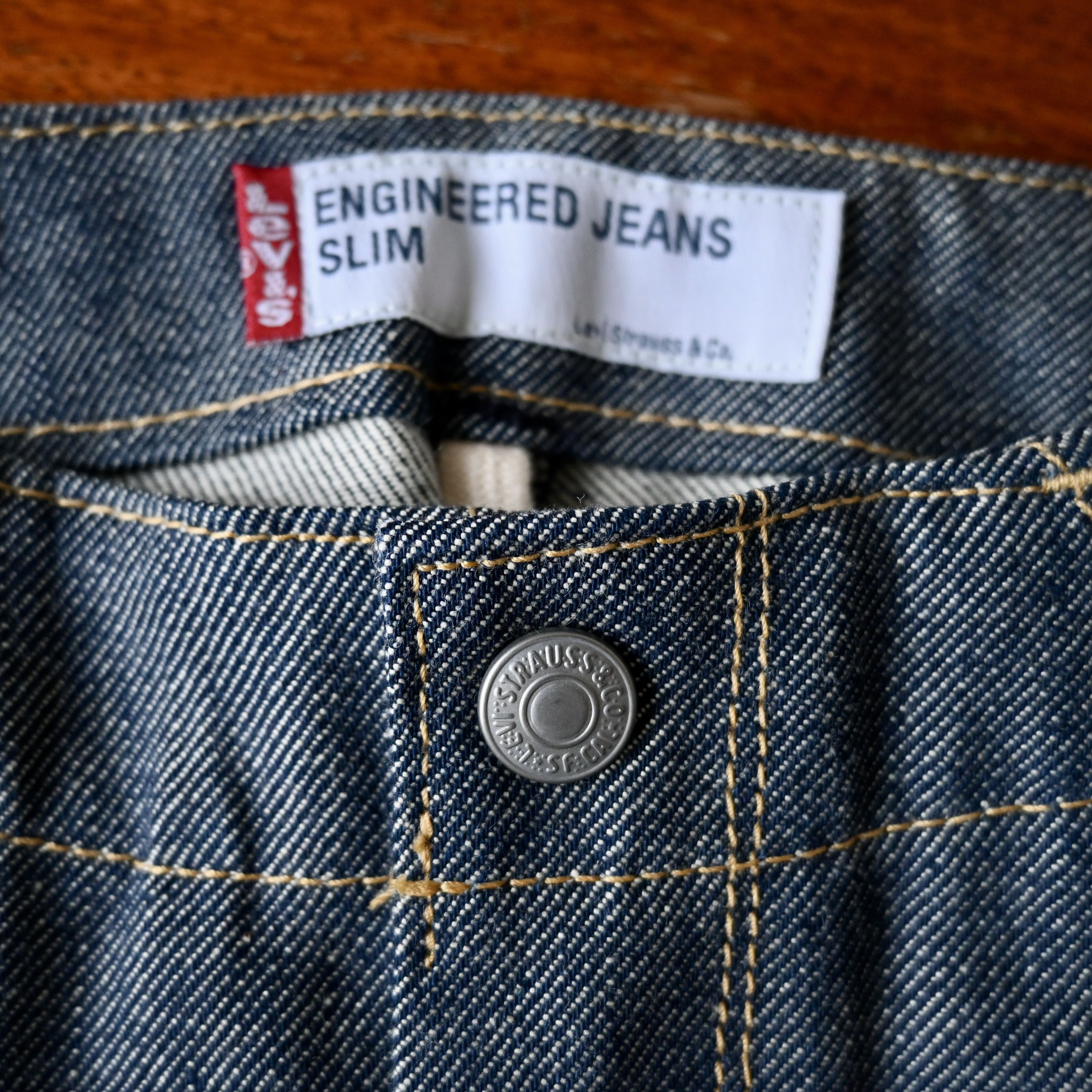 Levi's DEADSTOCK 2000s Levi's ENGINEERED JEANS "ORGANIC SLIM", blue Size 30" / US 8 / IT 44 - 12 Thumbnail