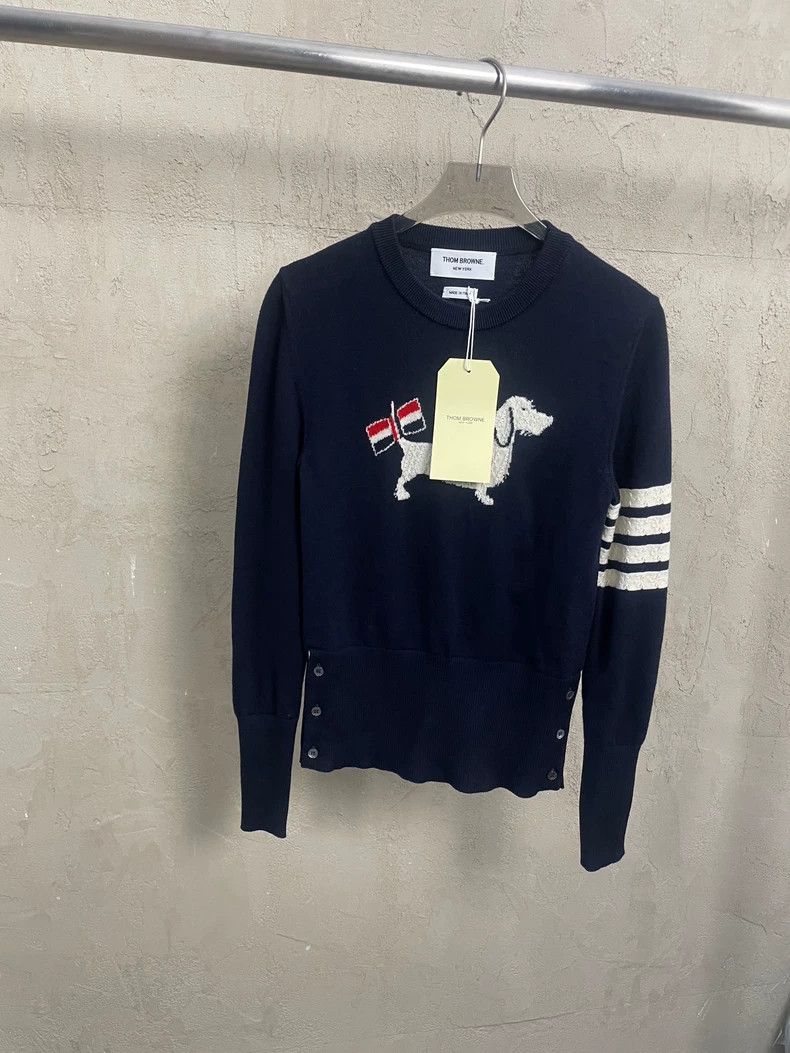 Thom Browne Thom Browne Striped wool round neck sweater Size XS / US 0-2 / IT 36-38 - 4 Thumbnail