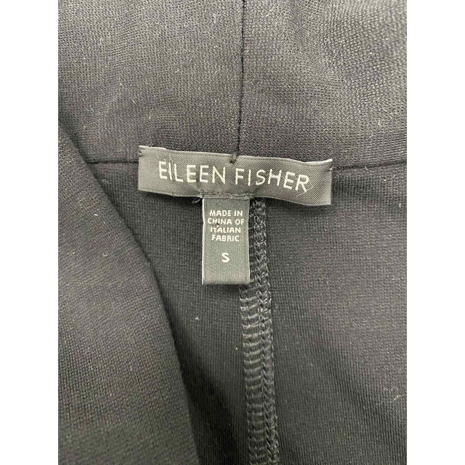 Eileen Fisher Eileen Fisher Women Open Front Jacket Black Size S A000695 Size S / US 4 / IT 40 - 6 Thumbnail