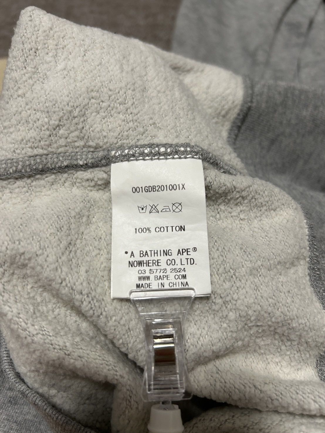 Bape Bape Gray Spell Out Zip Hoodie Size US S / EU 44-46 / 1 - 6 Thumbnail