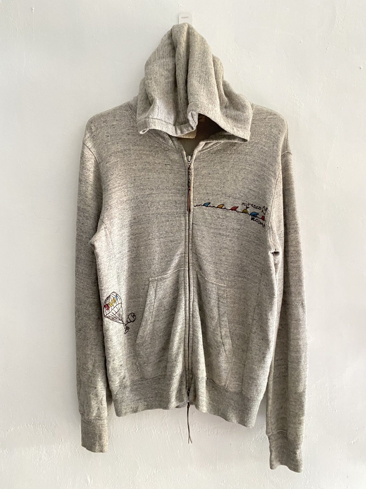 If Six Was Nine × Japanese Brand × Le Grande Bleu (L.G.B.) 2000s remi relief embroidery hoodie Size US L / EU 52-54 / 3 - 1 Thumbnail