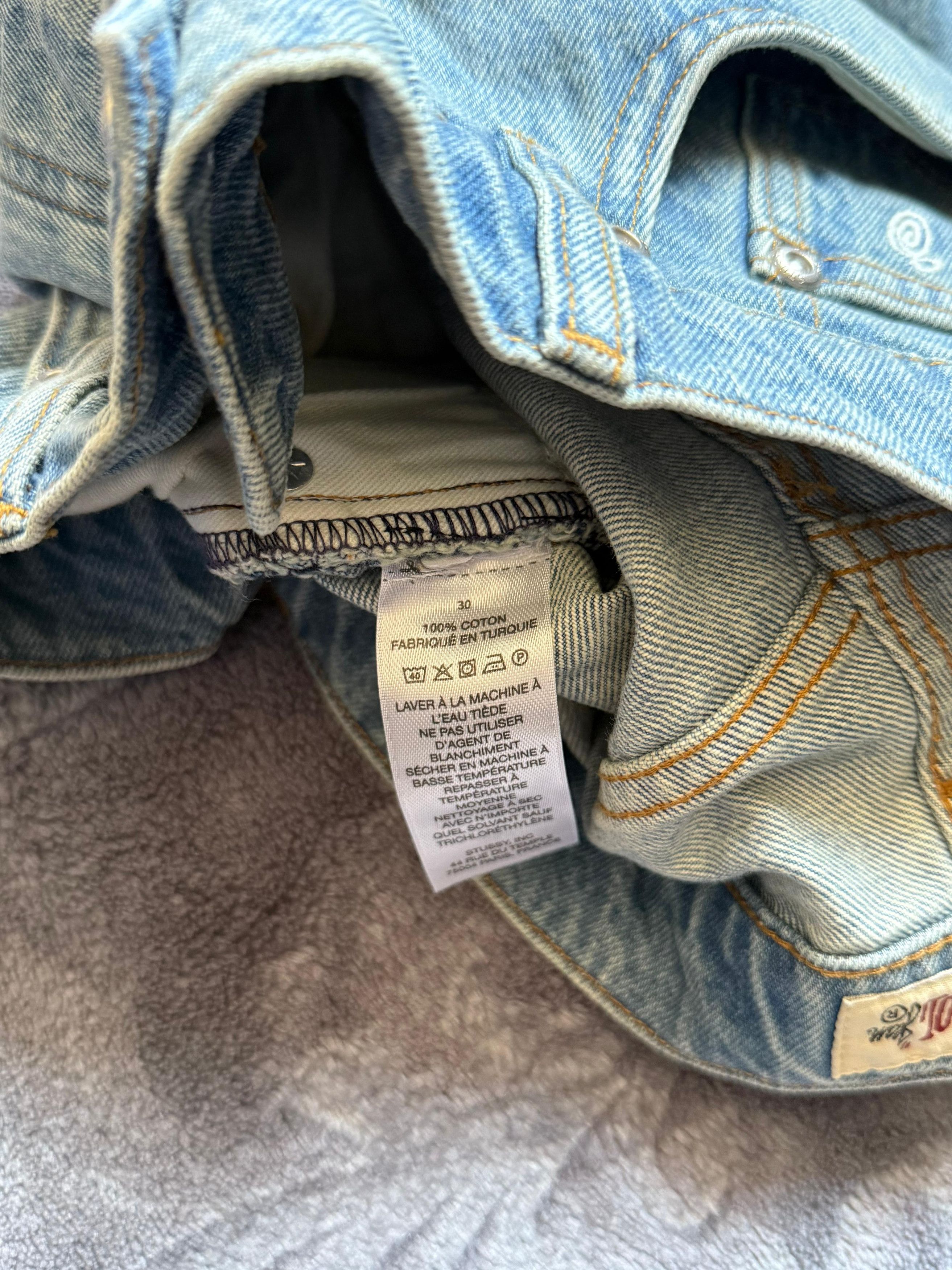 Stussy CC28 Denim Bigol Short in Blue Size US 30 / EU 46 - 3 Thumbnail