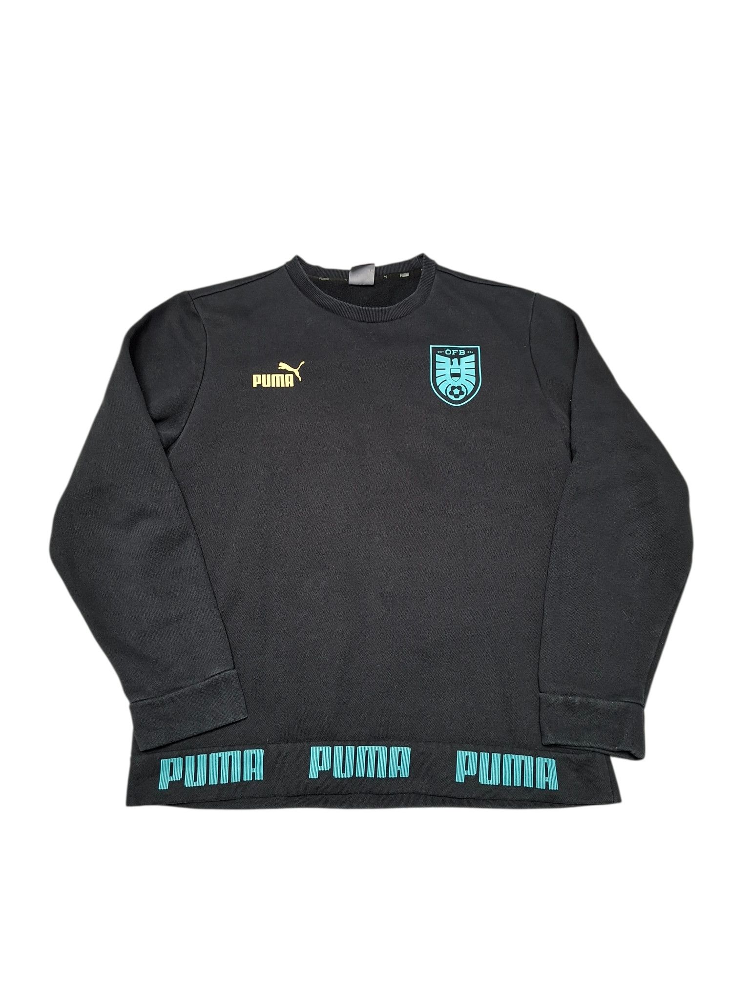 Puma AUSTRIA PUMA OSTERREICH VINTAGE SOCCER SWEATSHIRT Size US L / EU 52-54 / 3 - 3 Thumbnail
