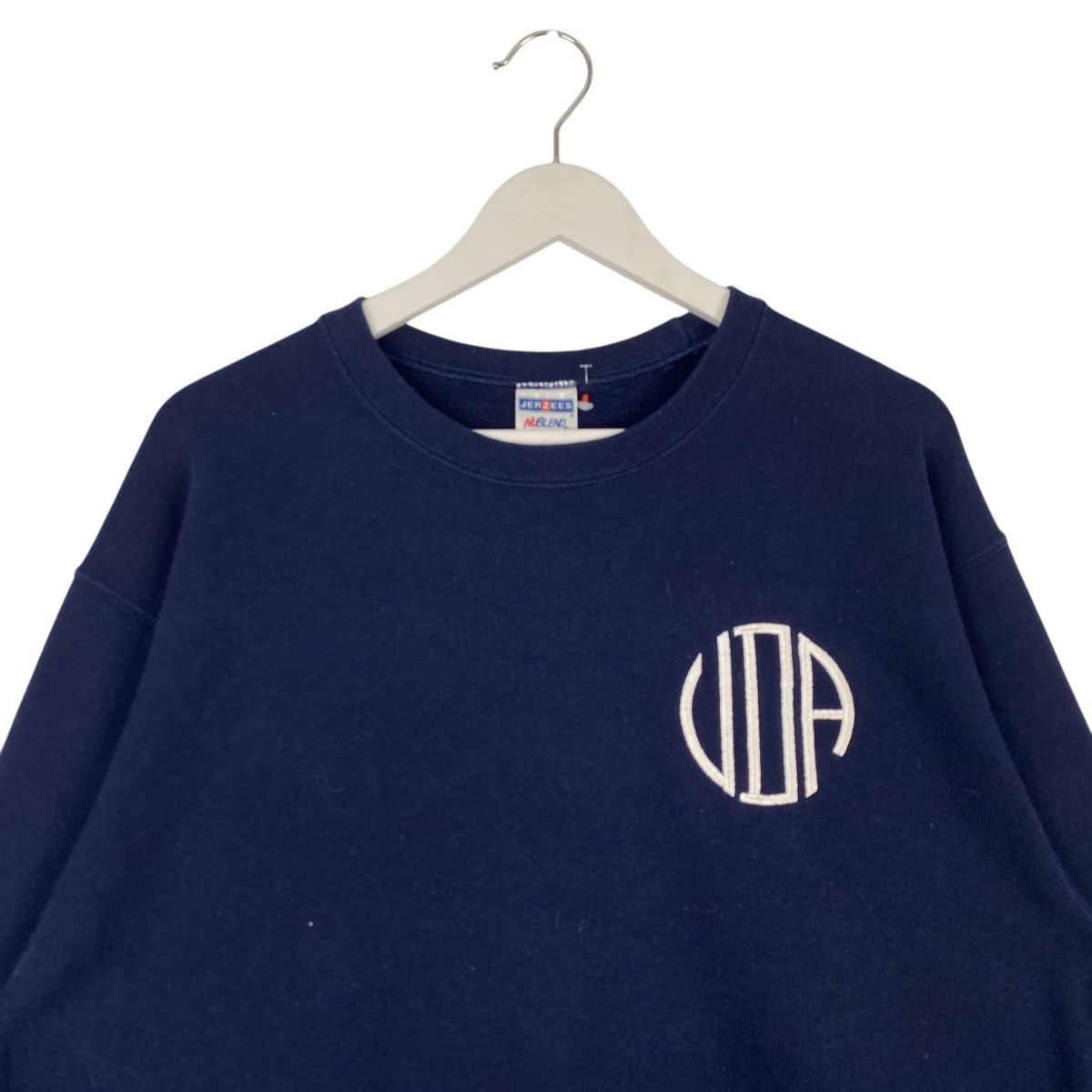 Jerzees Vintage Jerzees Small Embroidered Crewneck Sweatshirt Blue Size US M / EU 48-50 / 2 - 4 Thumbnail