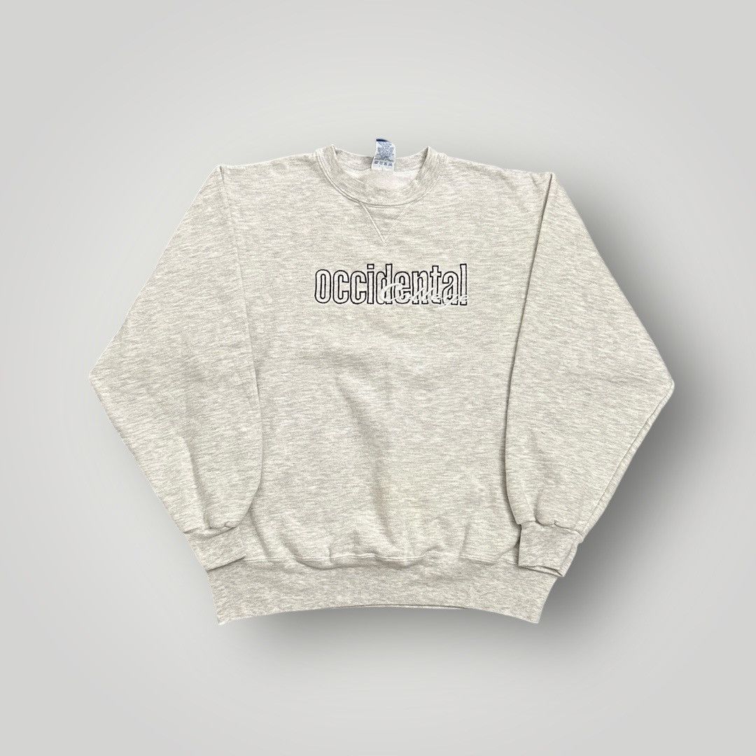 Champion Streetwear Vintage Vintage 90s Occidental College Champion Crewneck Sweatshirt Grailed