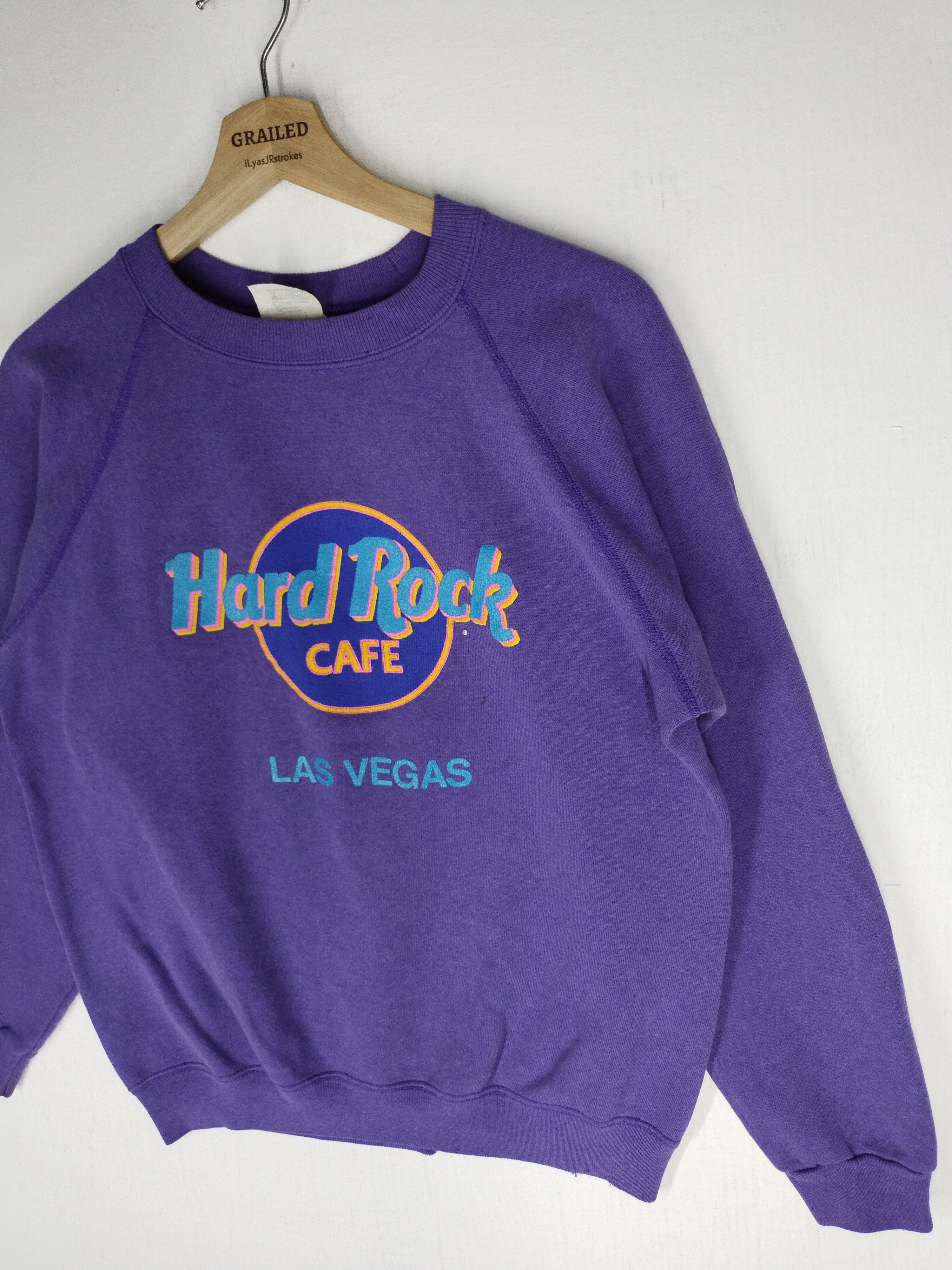 Hard Rock Cafe × Vintage 🔥 Vtg Hard Rock Cafe Las Vegas Rare Colour Sweatshirt Size US M / EU 48-50 / 2 - 3 Thumbnail