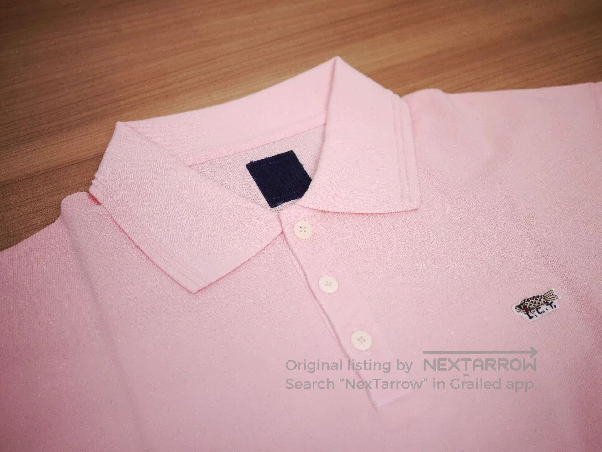 Visvim Pink Short-Sleeve Polo Shirt Size L. Size US L / EU 52-54 / 3 - 5 Thumbnail