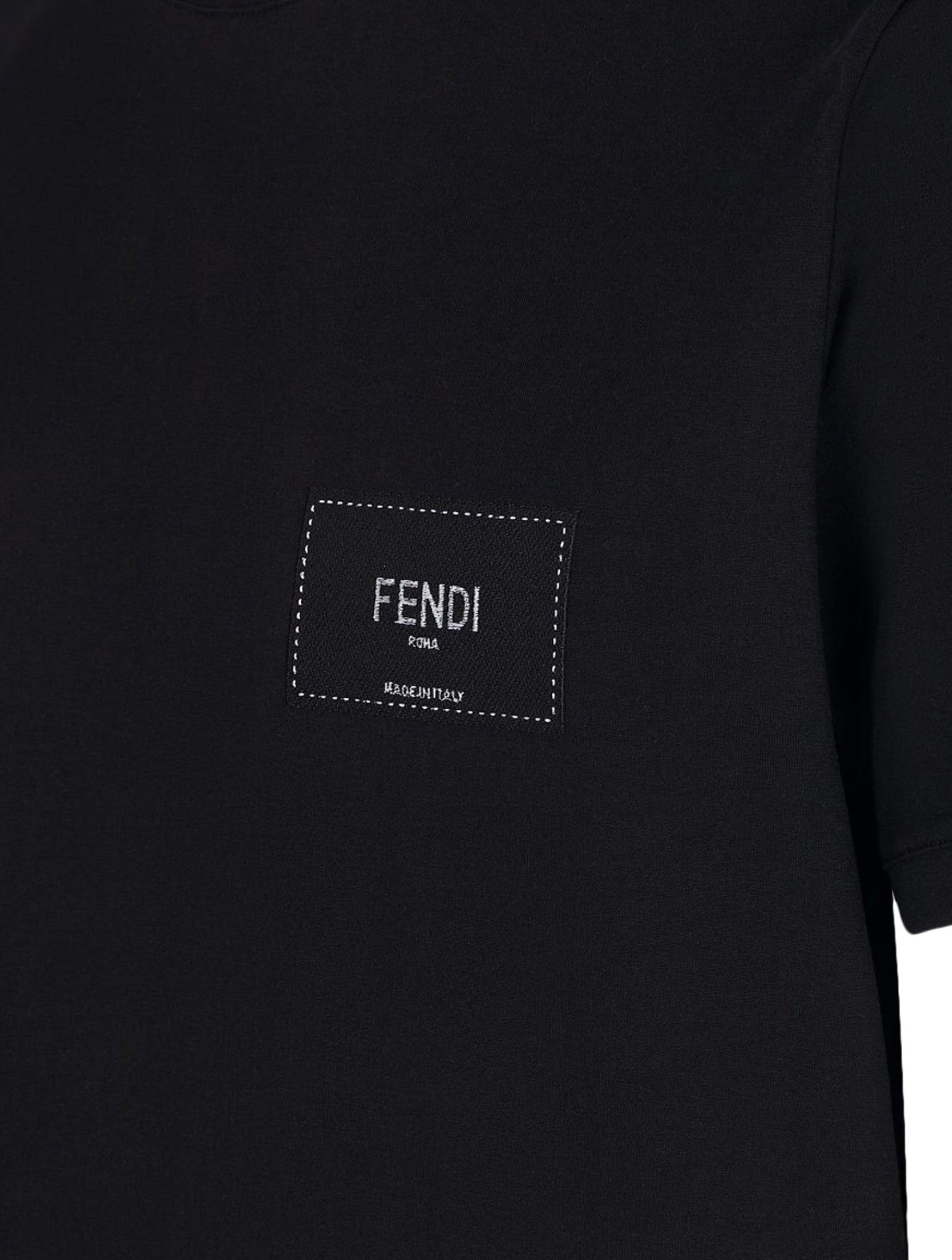 Fendi o1w1db10325 FY0936 T-Shirt in Black Size US M / EU 48-50 / 2 - 3 Thumbnail