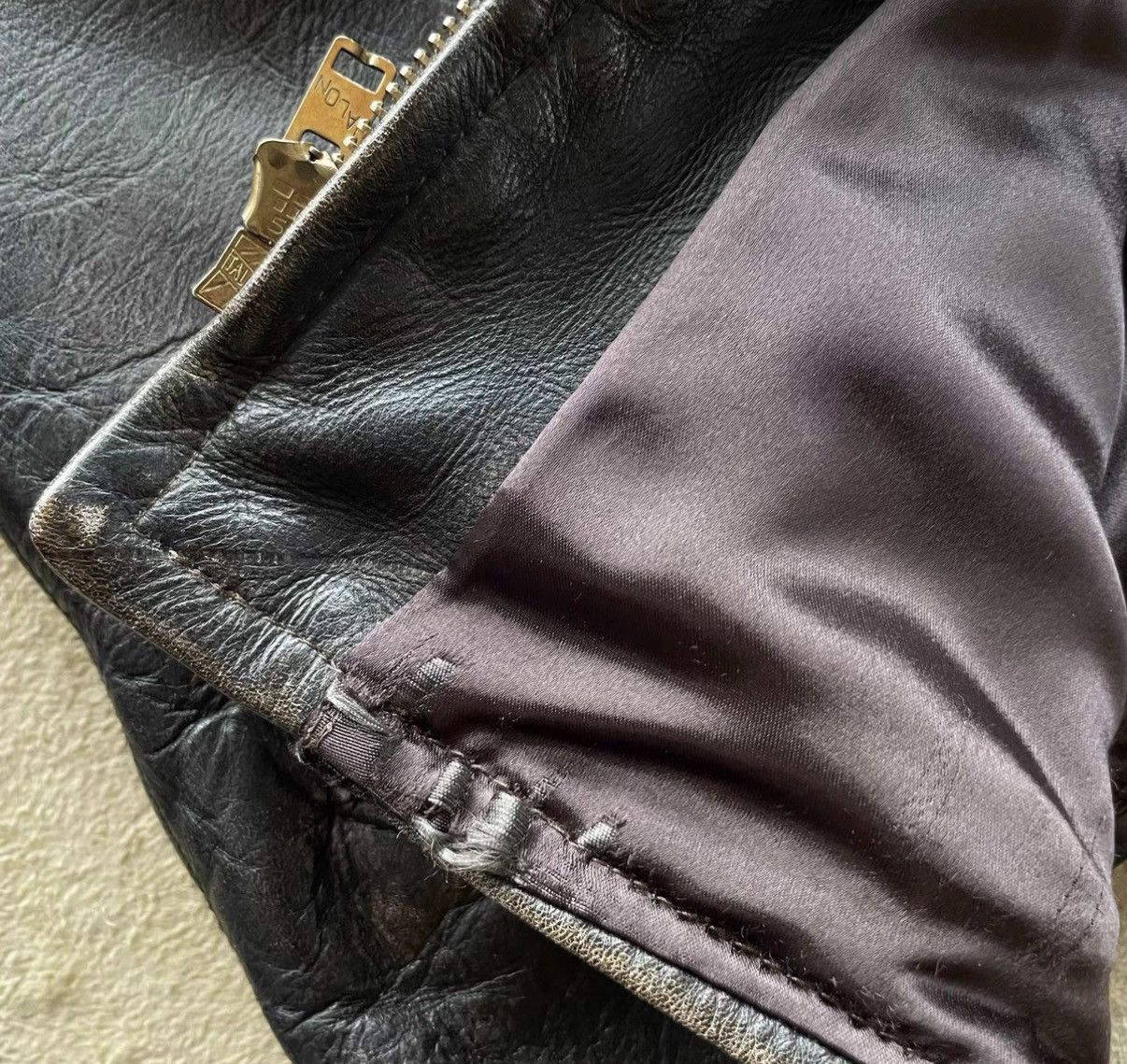 Ralph Lauren RRL Ralph Lauren J100 Leather Jacket - Chain Version K22 Size US XS / EU 42 / 0 - 8 Thumbnail