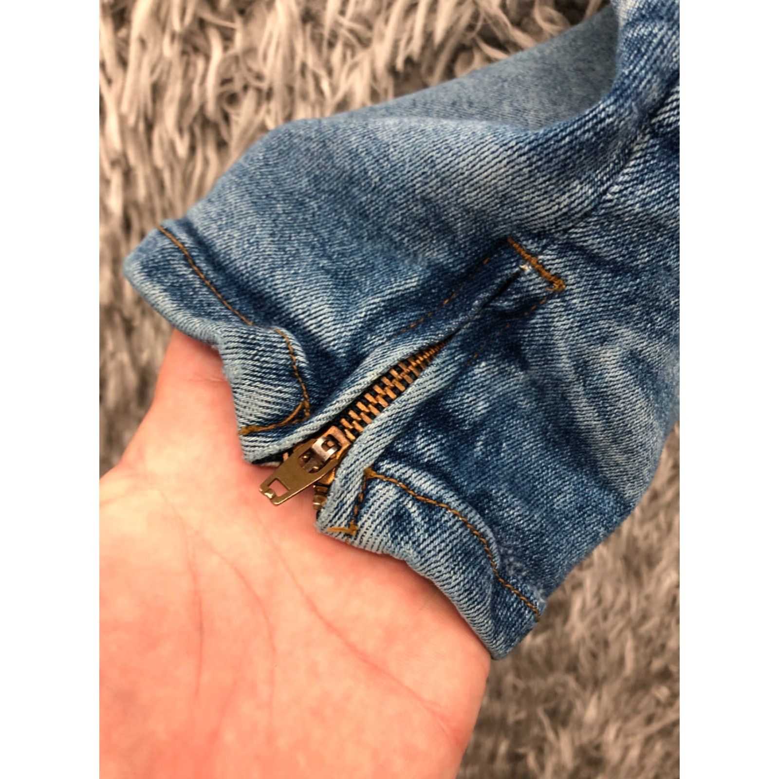 Denime Zana*di Capri Jeans Womens Juniors Size 5 Mid Rise Dark Wash Blue Denim Size 27" / US 4 / IT 40 - 4 Thumbnail